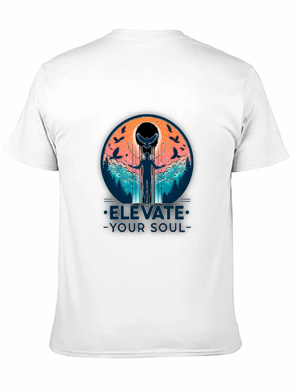Elevate Your Soul Inspirational Stylish Everyday T-Shirt – Unisex Basic Cotton Tee