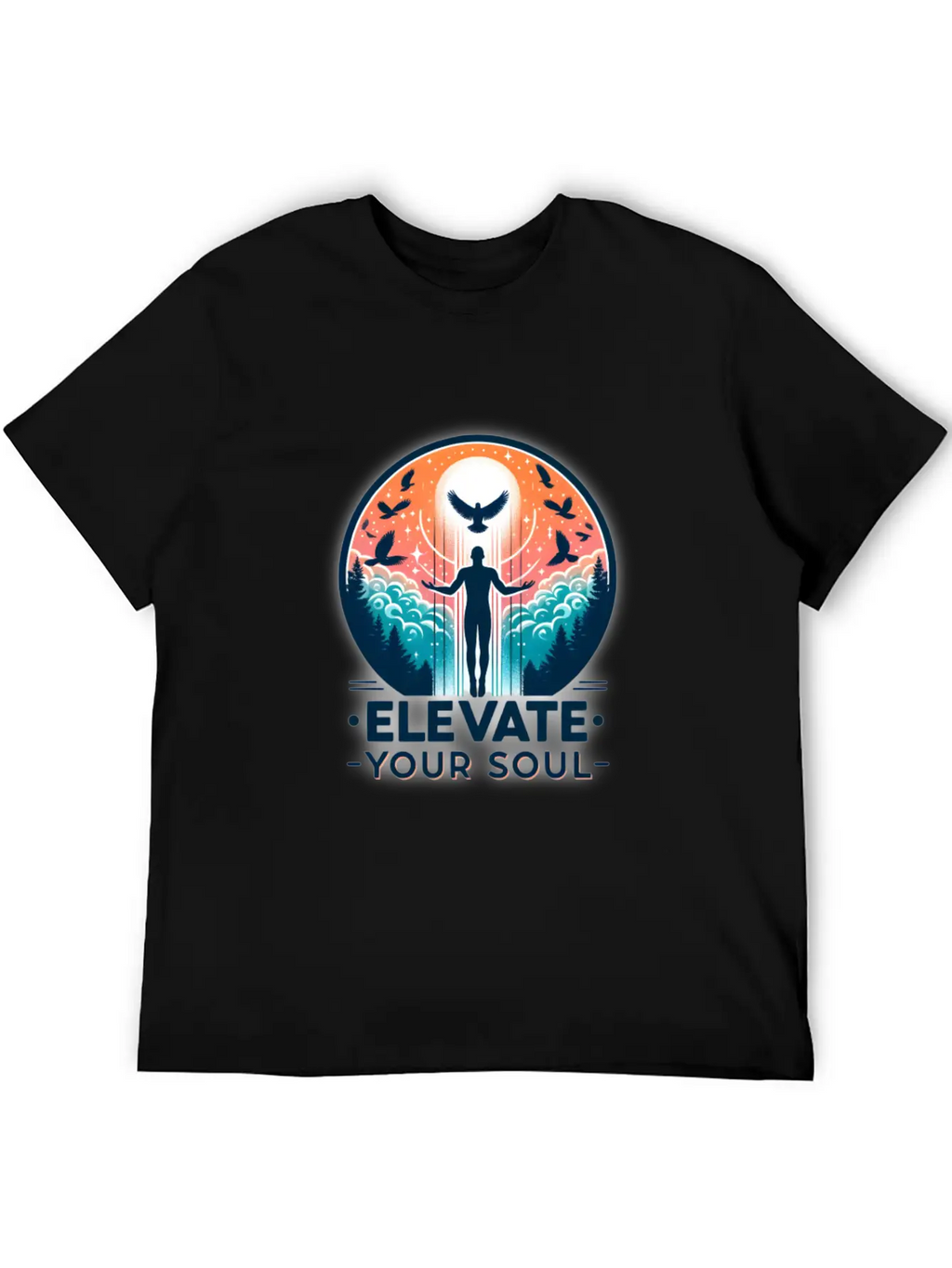 Elevate Your Soul Inspirational Stylish Everyday T-Shirt – Unisex Basic Cotton Tee