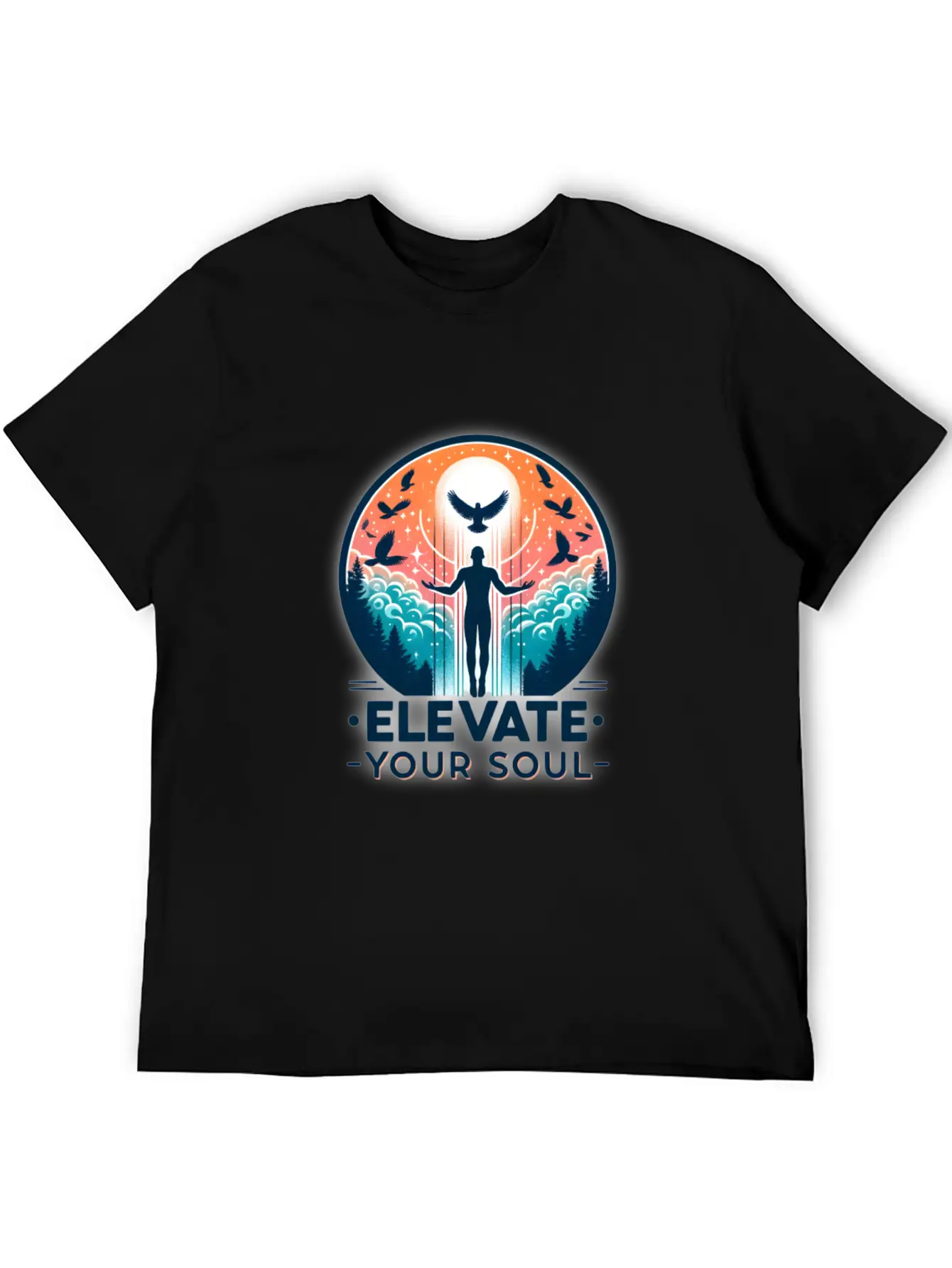 Elevate Your Soul Inspirational Stylish Everyday T-Shirt – Unisex Basic Cotton Tee