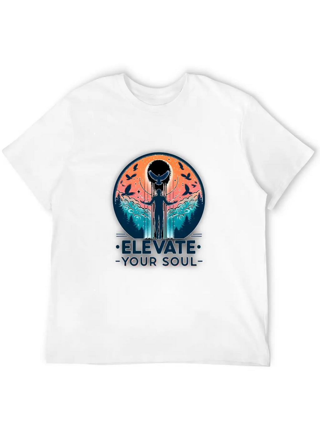 Elevate Your Soul Inspirational Stylish Everyday T-Shirt – Unisex Basic Cotton Tee