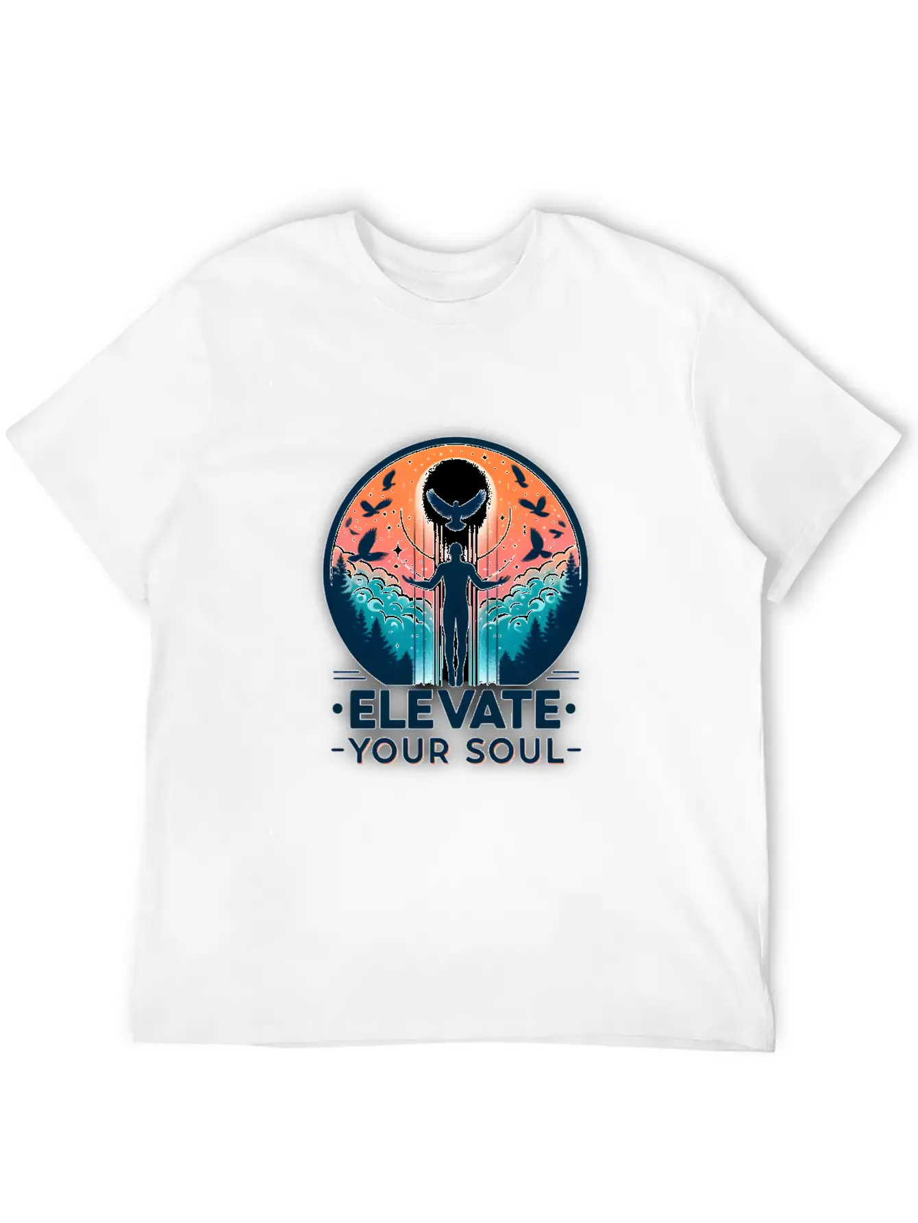 Elevate Your Soul Inspirational Stylish Everyday T-Shirt – Unisex Basic Cotton Tee