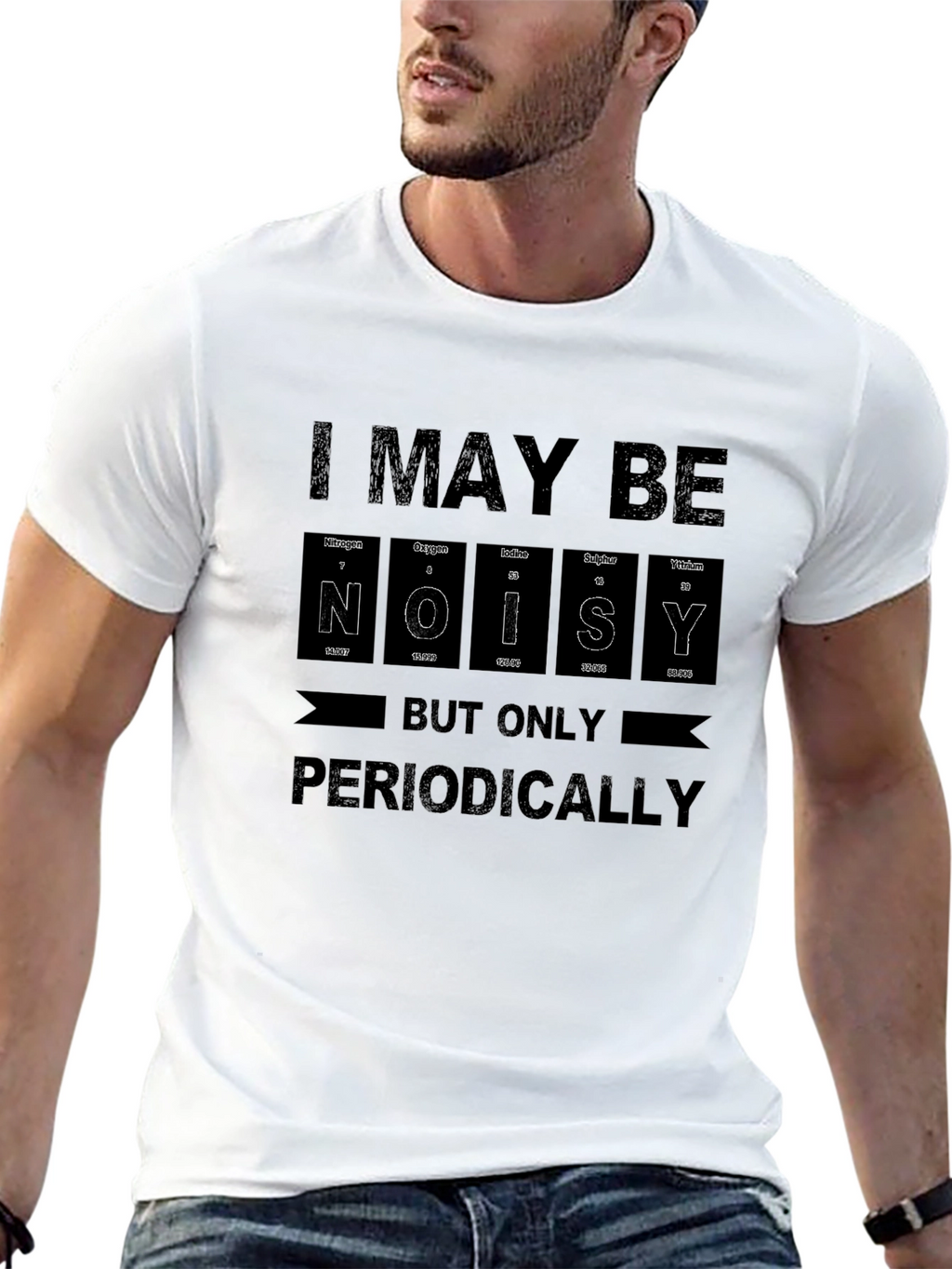 Noisy Periodically T-Shirt Science Humor Tee