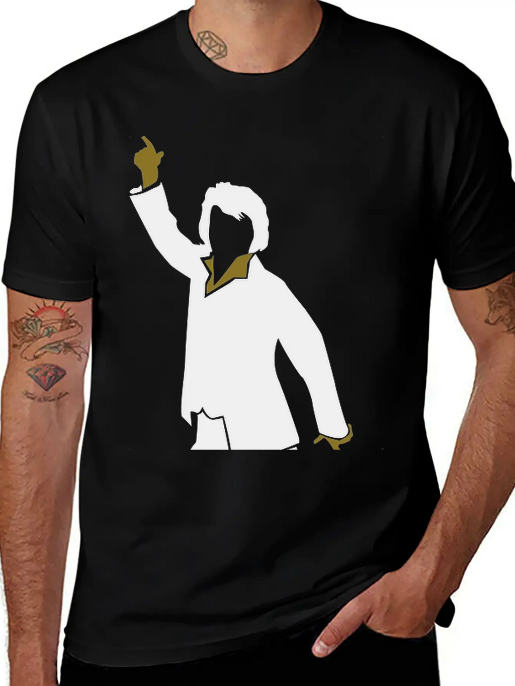 Elvis Disco Dancer Stylish Everyday T-Shirt – Unisex Basic Cotton Tee