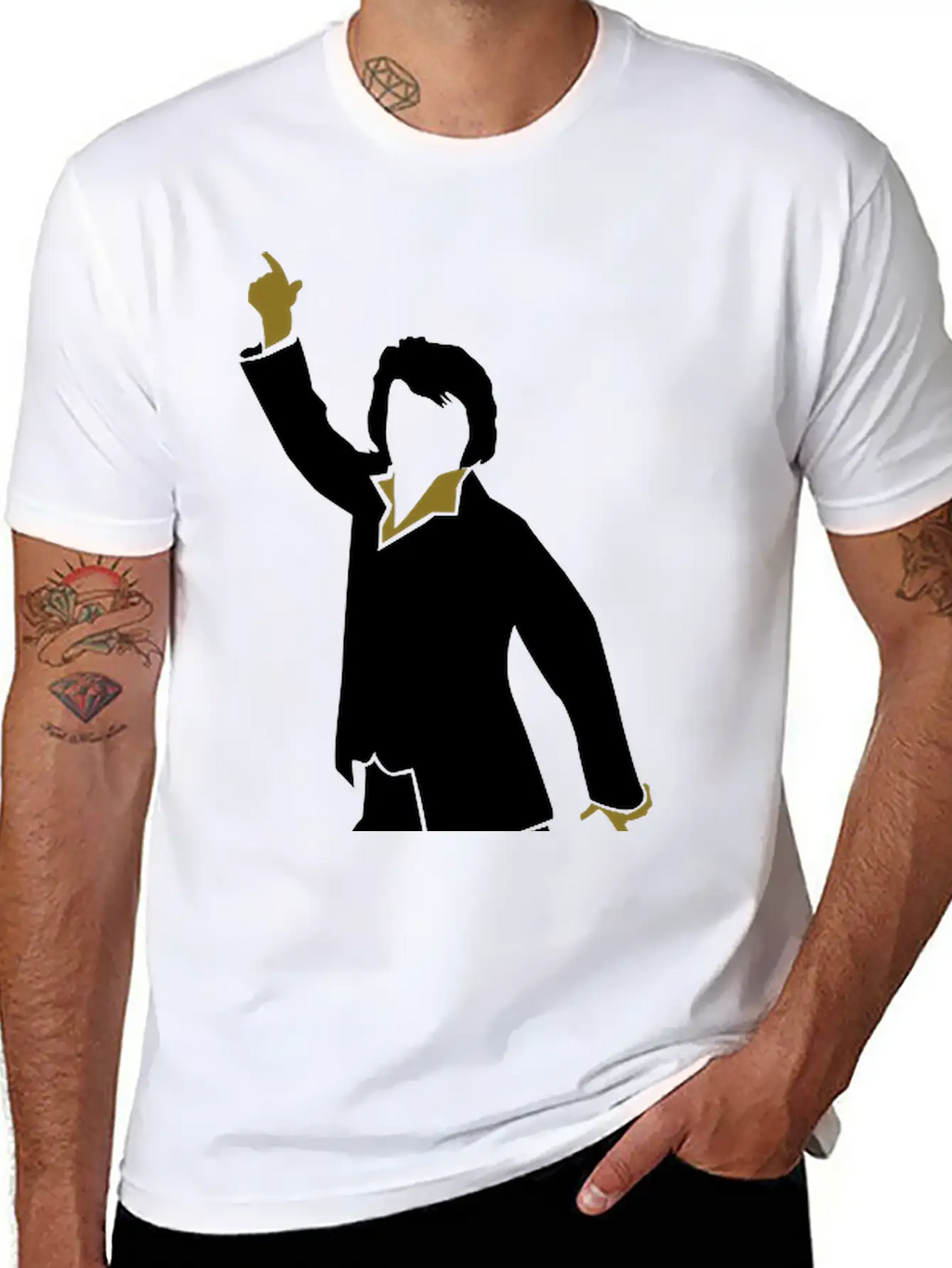 Elvis Disco Dancer Stylish Everyday T-Shirt – Unisex Basic Cotton Tee