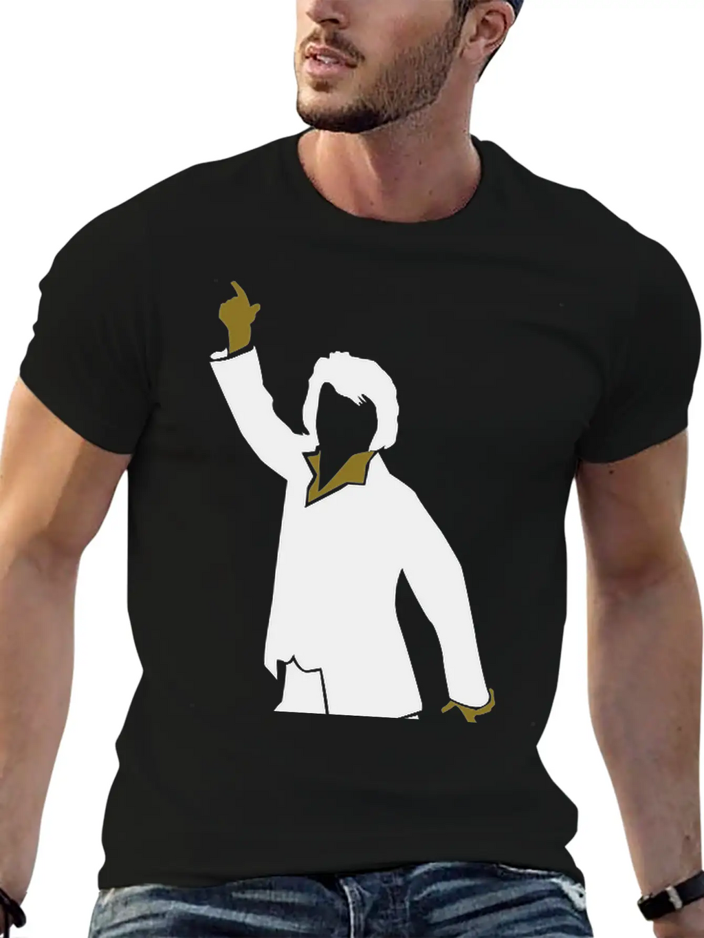 Elvis Disco Dancer Stylish Everyday T-Shirt – Unisex Basic Cotton Tee