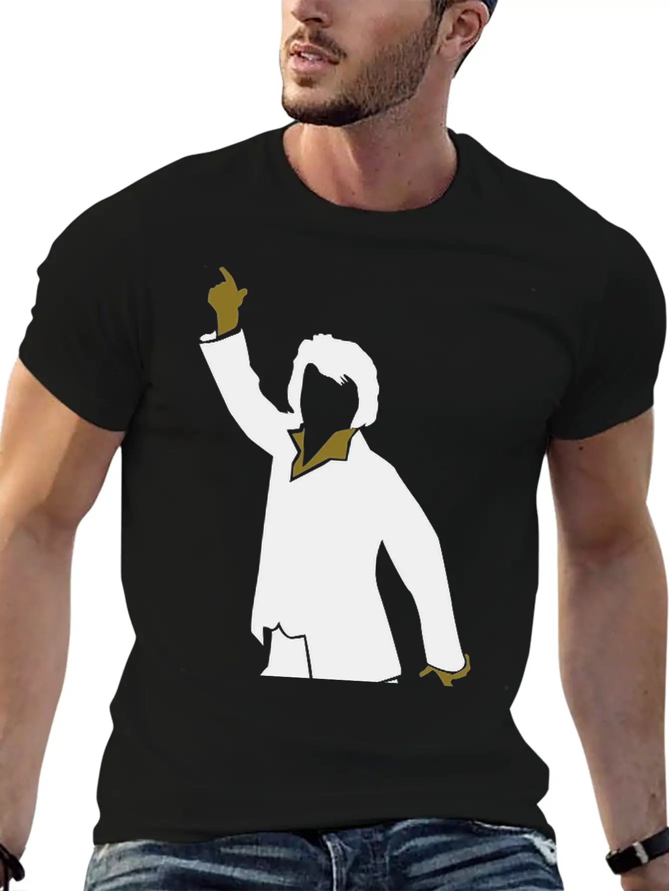 Elvis Disco Dancer Stylish Everyday T-Shirt – Unisex Basic Cotton Tee