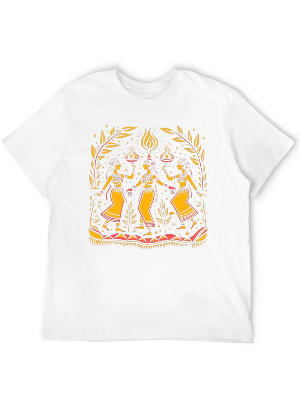 Embrace Spirituality With Sacred Dance Design Timeless Short Sleeve Tee – Comfy And Minimalist Design