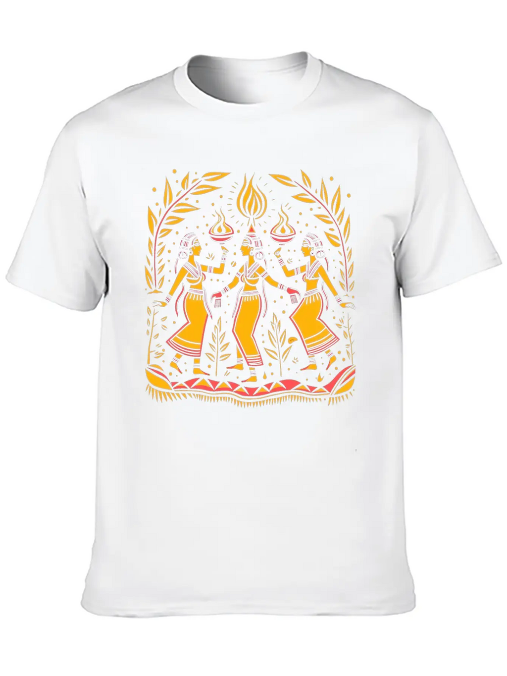 Embrace Spirituality With Sacred Dance Design Timeless Short Sleeve Tee – Comfy And Minimalist Design