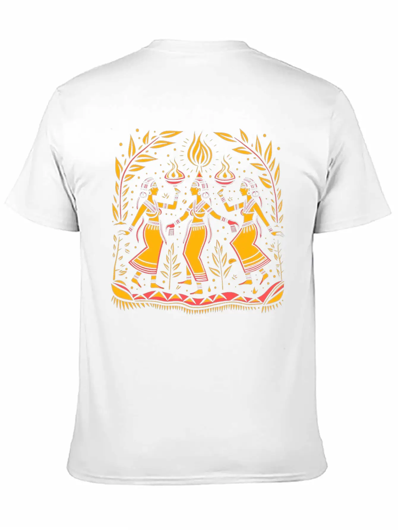 Embrace Spirituality With Sacred Dance Design Timeless Short Sleeve Tee – Comfy And Minimalist Design