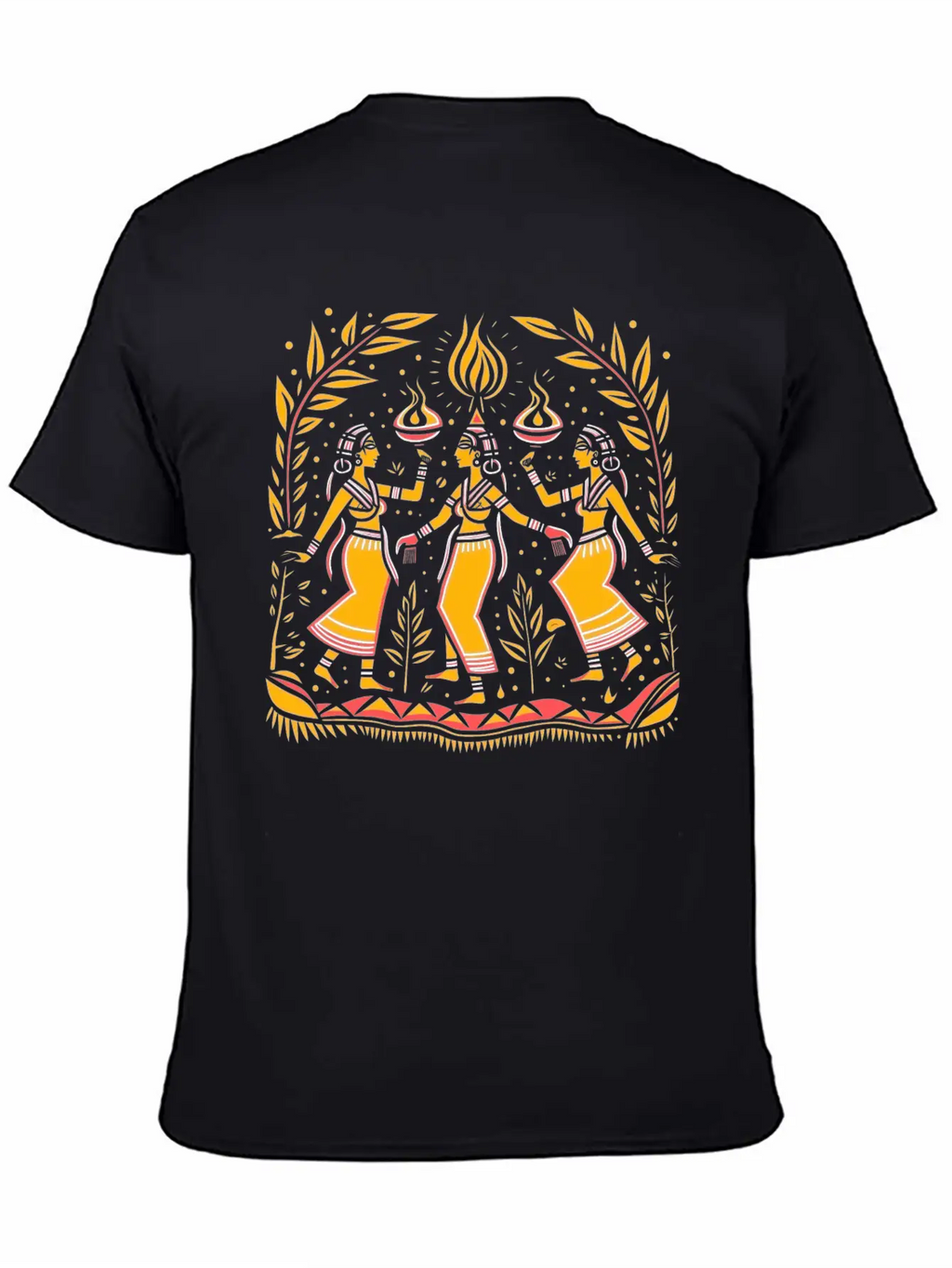 Embrace Spirituality With Sacred Dance Design Timeless Short Sleeve Tee – Comfy And Minimalist Design