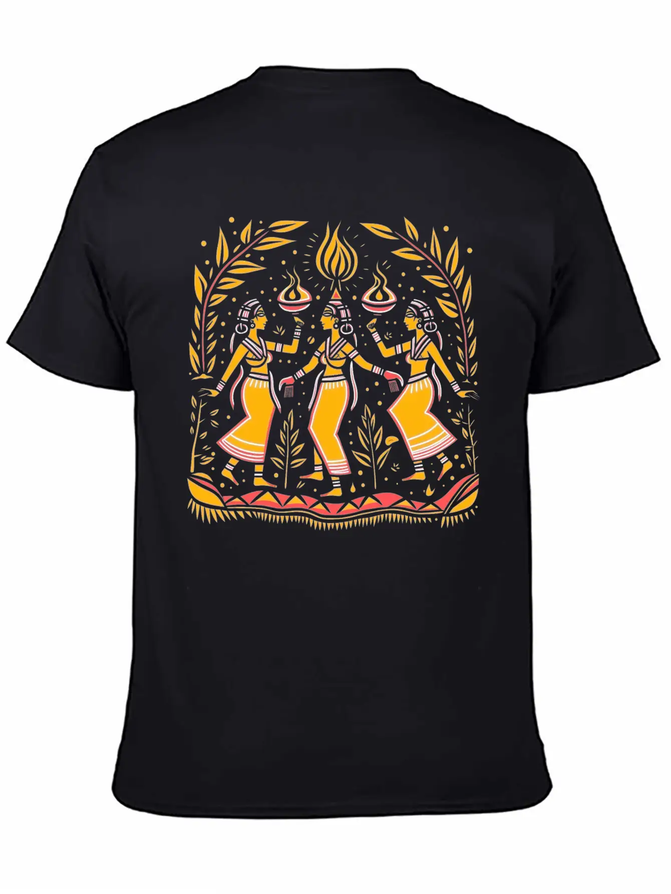 Embrace Spirituality With Sacred Dance Design Timeless Short Sleeve Tee – Comfy And Minimalist Design