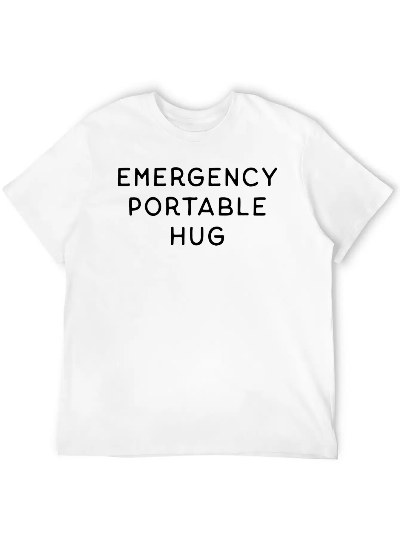 EMERGENCY PORTABLE HUG Stylish Everyday T-Shirt – Unisex Basic Cotton Tee