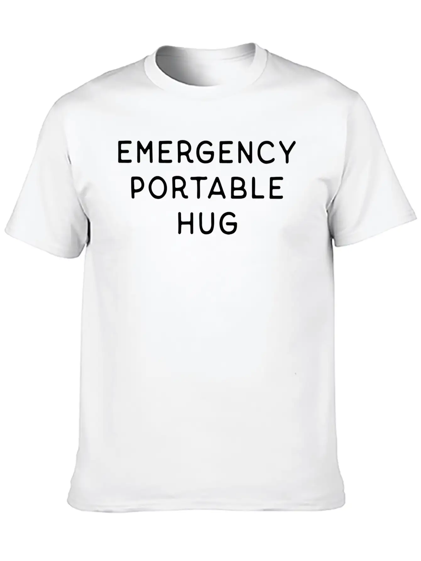 EMERGENCY PORTABLE HUG Stylish Everyday T-Shirt – Unisex Basic Cotton Tee