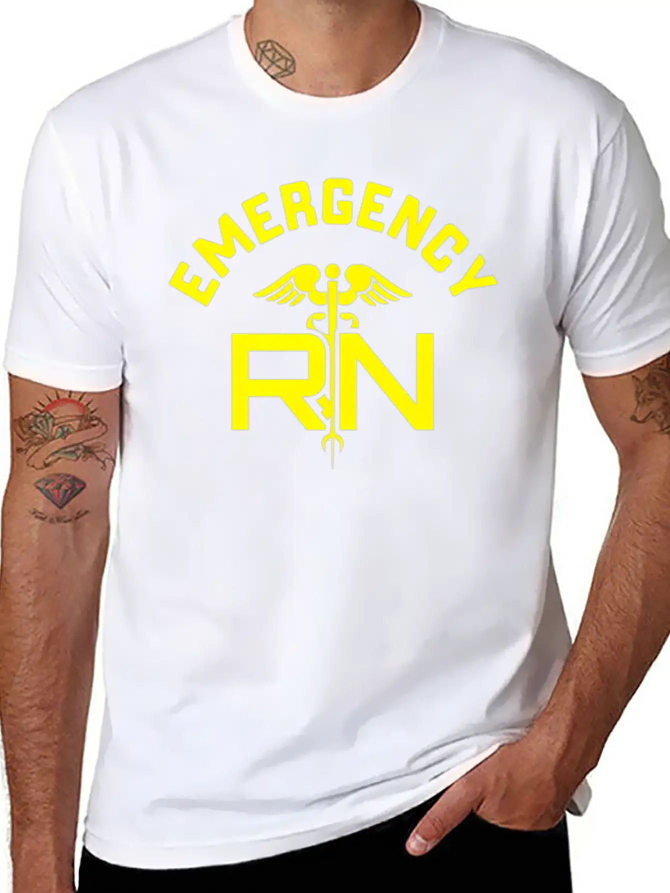Emergency Rn Essential Cotton Tee For Daily Outfits – Unisex Style