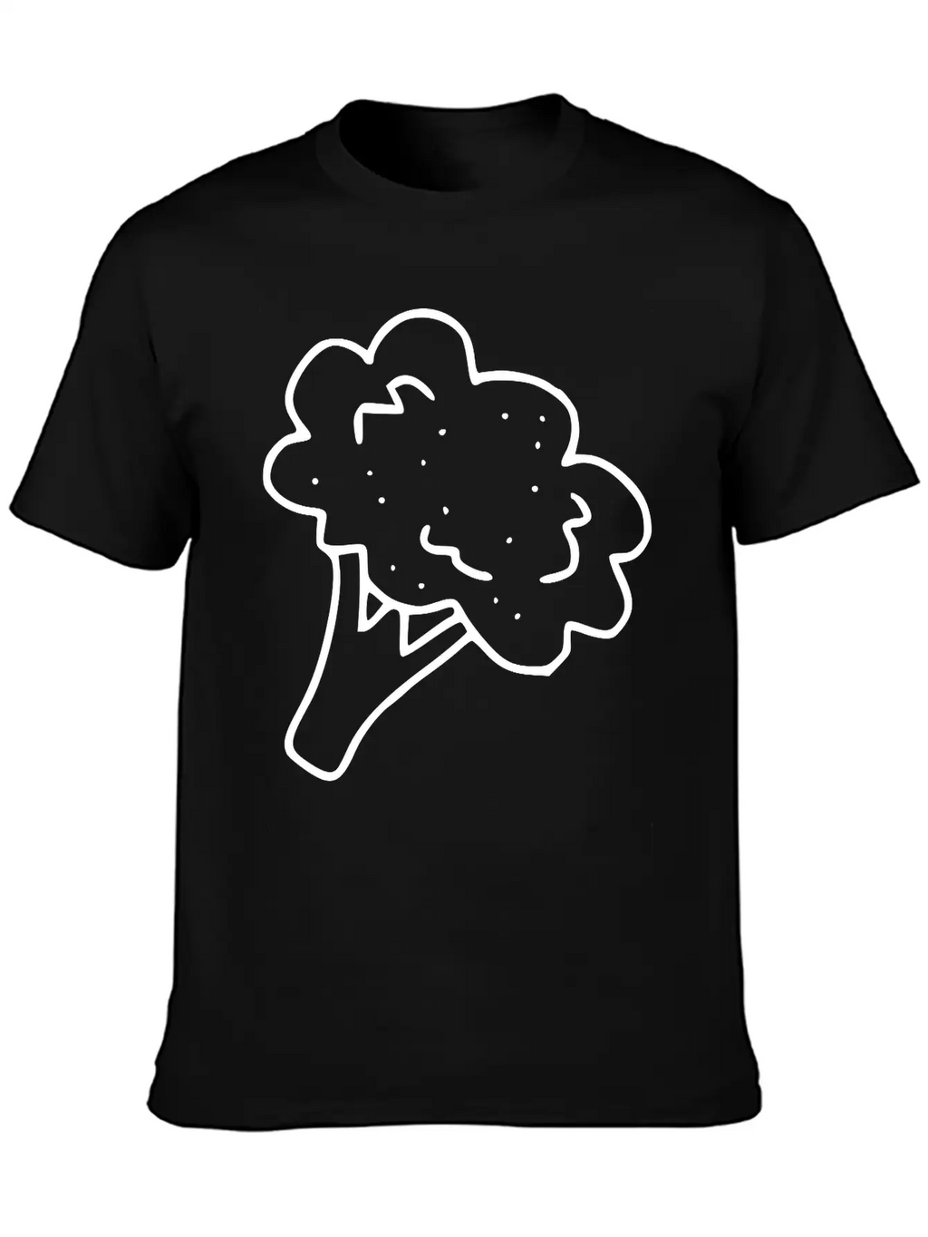 Emojis Sketch Broccoli Stylish Everyday T-Shirt – Unisex Basic Cotton Tee