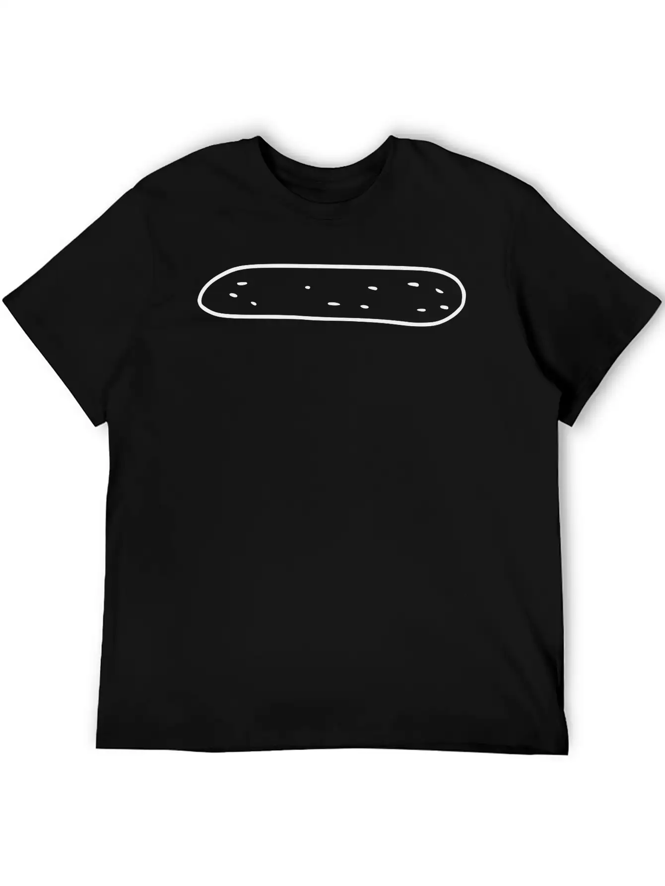 Emojis Sketch Cucumber Breathable Soft Cotton T-Shirt – Timeless Casual Look