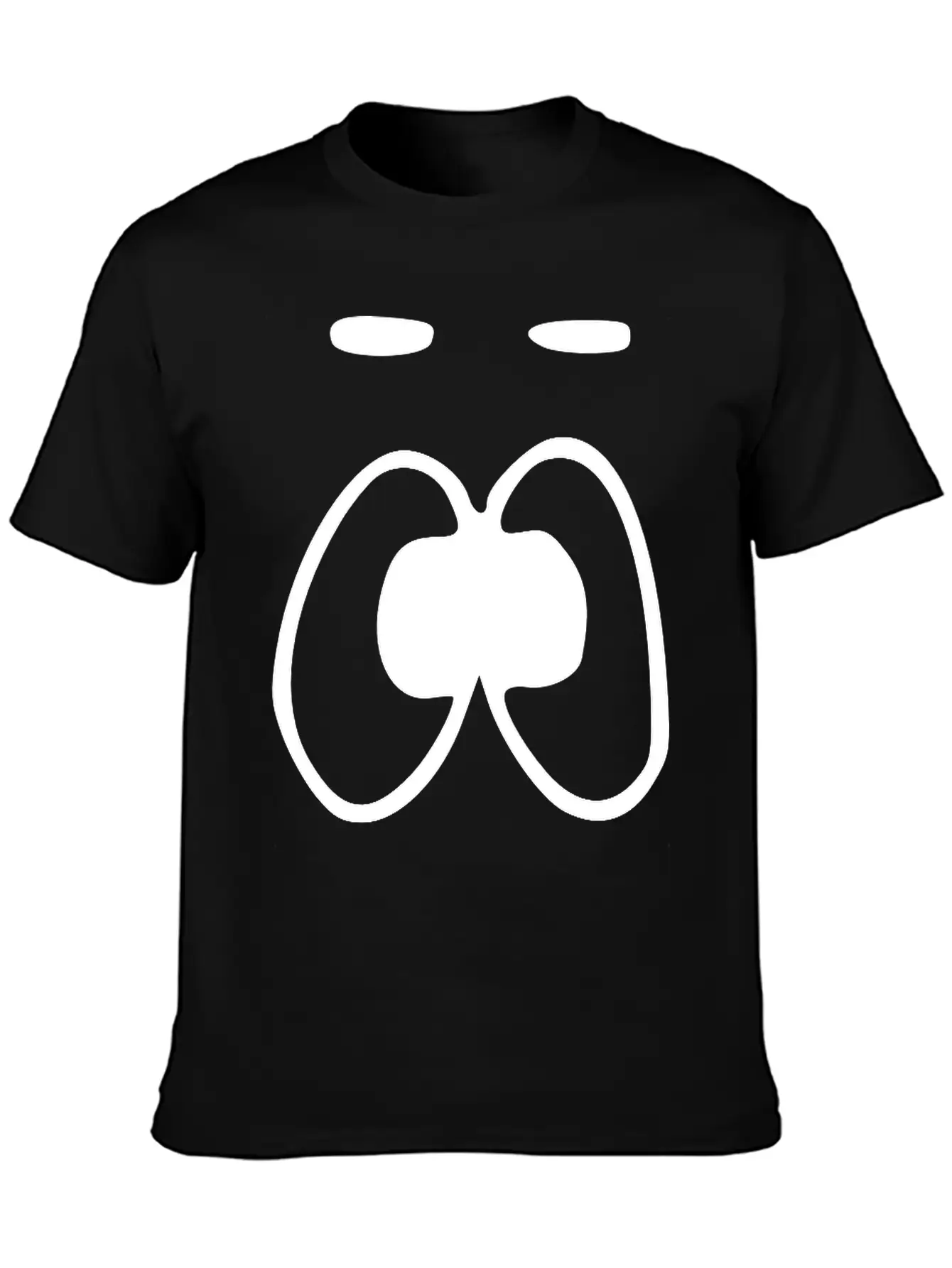 Emojis Sketch Emotionless Unemotional Breathable Soft Cotton T-Shirt – Timeless Casual Look