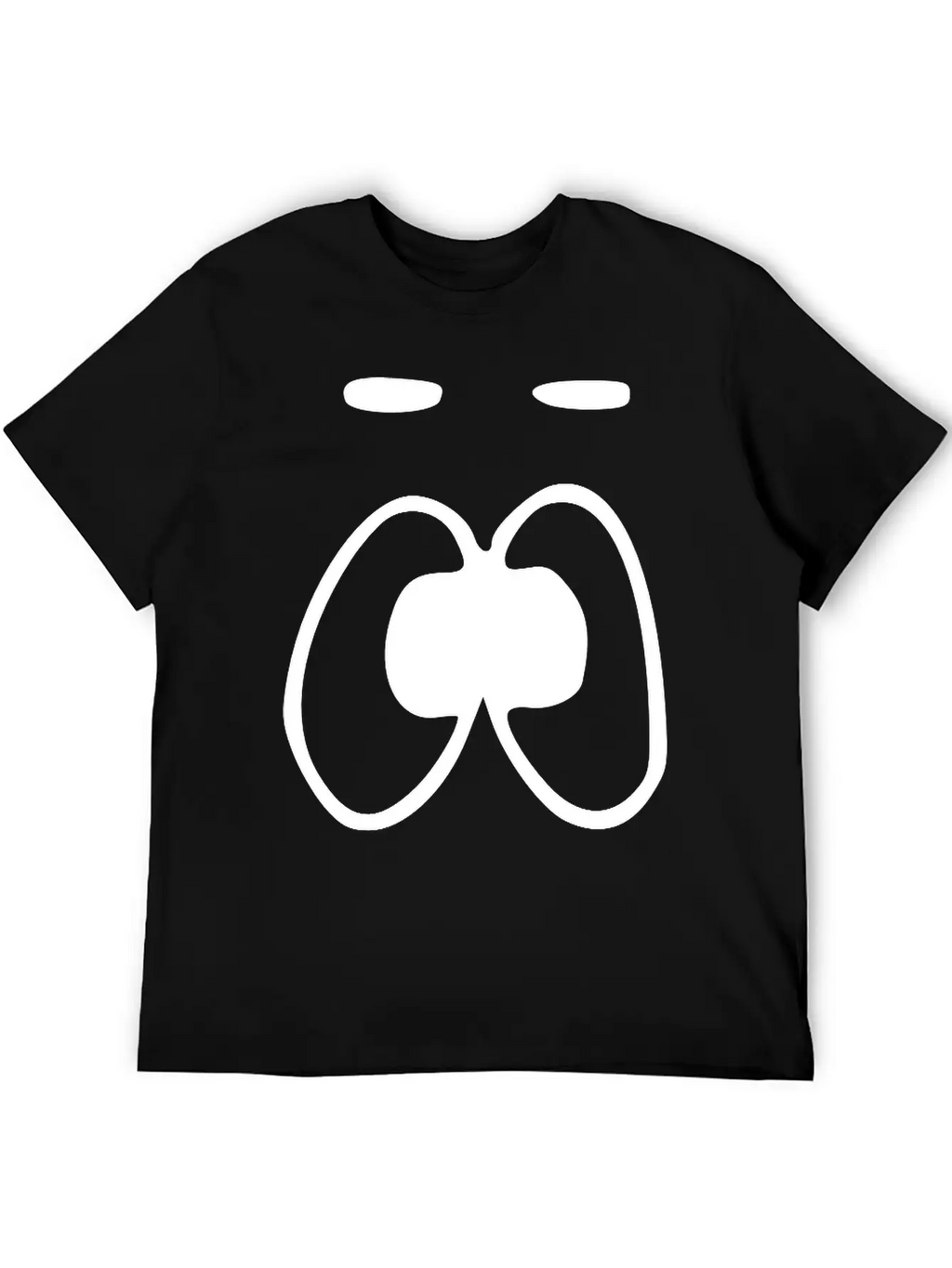 Emojis Sketch Emotionless Unemotional Breathable Soft Cotton T-Shirt – Timeless Casual Look