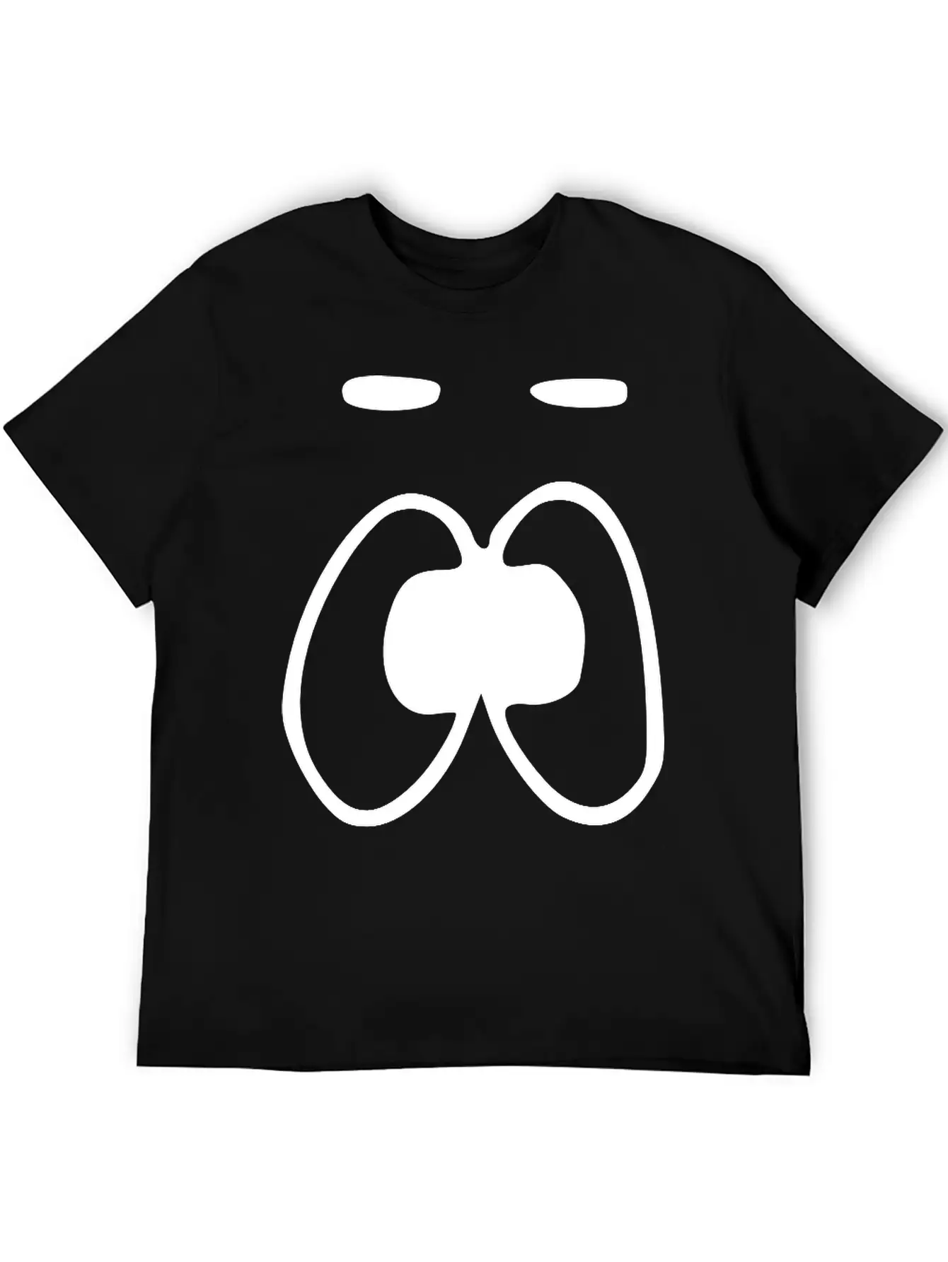 Emojis Sketch Emotionless Unemotional Breathable Soft Cotton T-Shirt – Timeless Casual Look