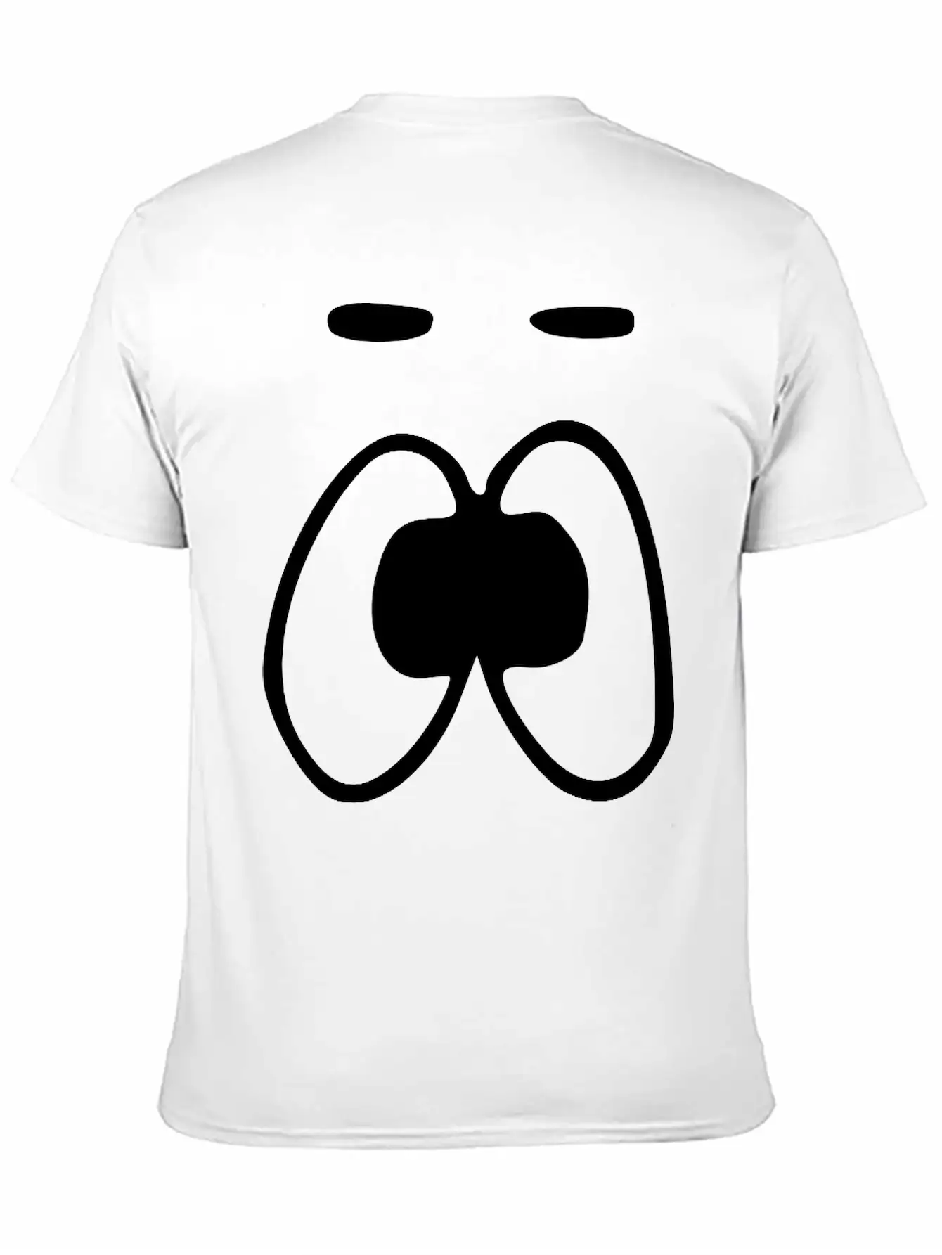 Emojis Sketch Emotionless Unemotional Breathable Soft Cotton T-Shirt – Timeless Casual Look
