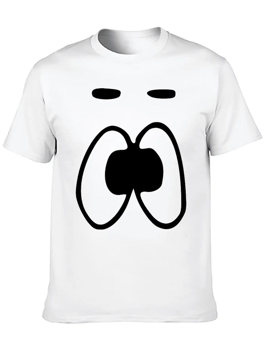 Emojis Sketch Emotionless Unemotional Breathable Soft Cotton T-Shirt – Timeless Casual Look