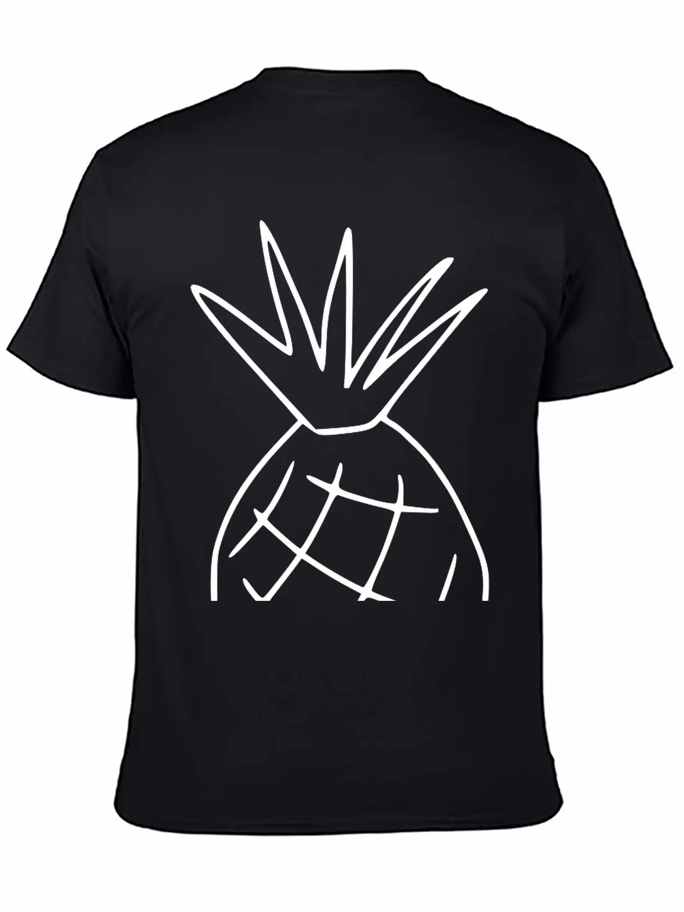 Emojis Sketch Pineapple Classic Cotton Tee – Unisex Comfort For Any Season