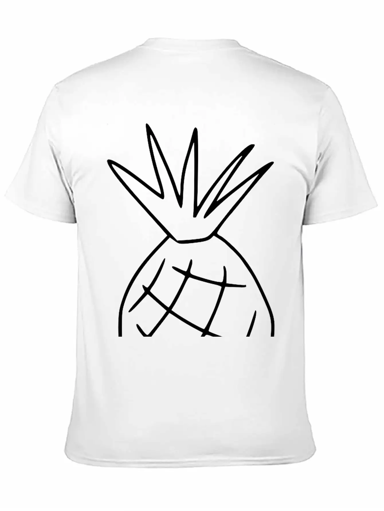 Emojis Sketch Pineapple Classic Cotton Tee – Unisex Comfort For Any Season