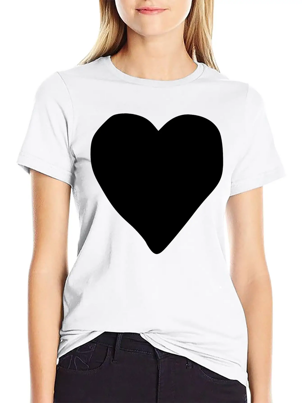 Emojis Sketch Poker Heart Stylish Everyday T-Shirt – Unisex Basic Cotton Tee