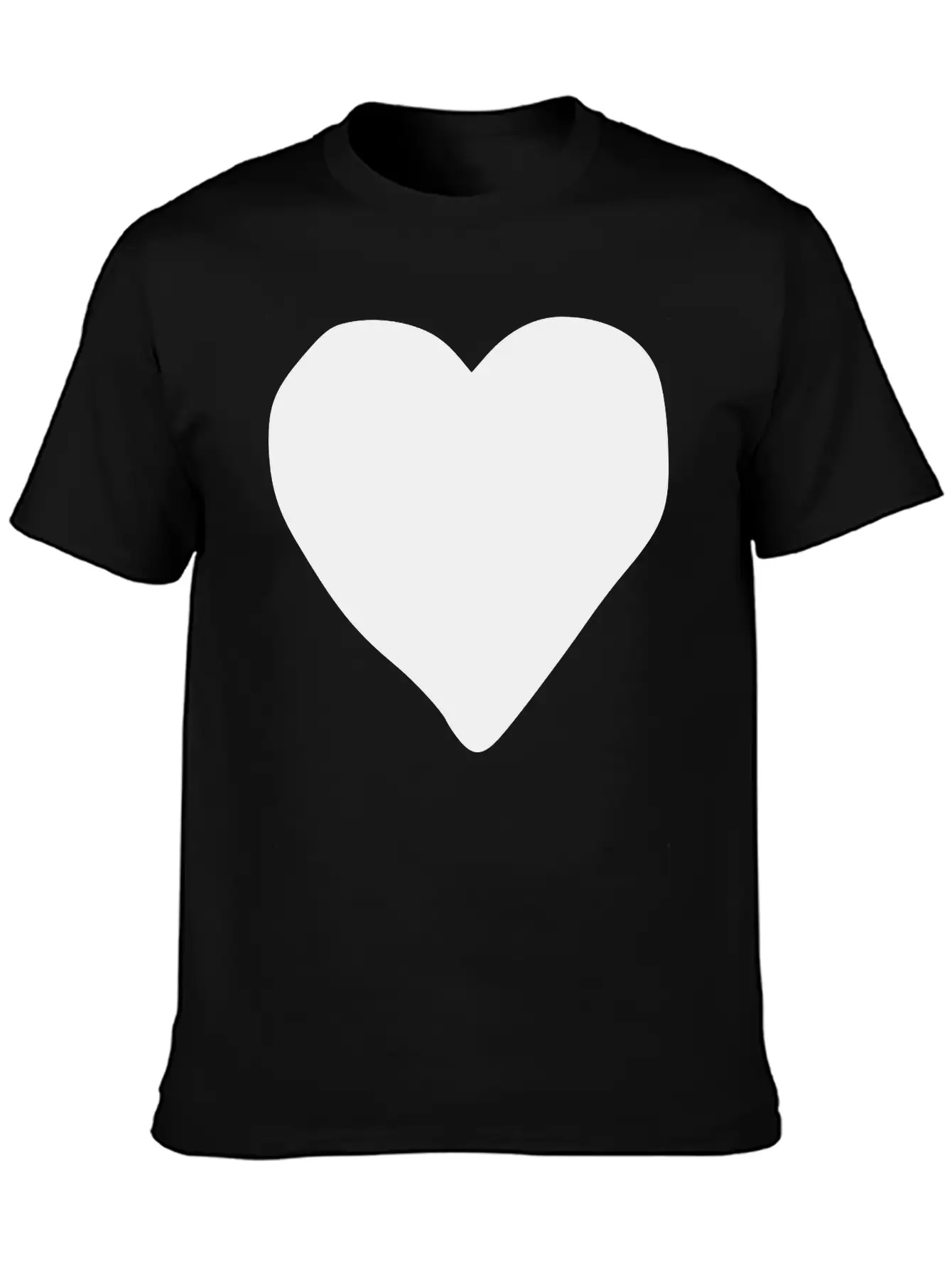 Emojis Sketch Poker Heart Stylish Everyday T-Shirt – Unisex Basic Cotton Tee