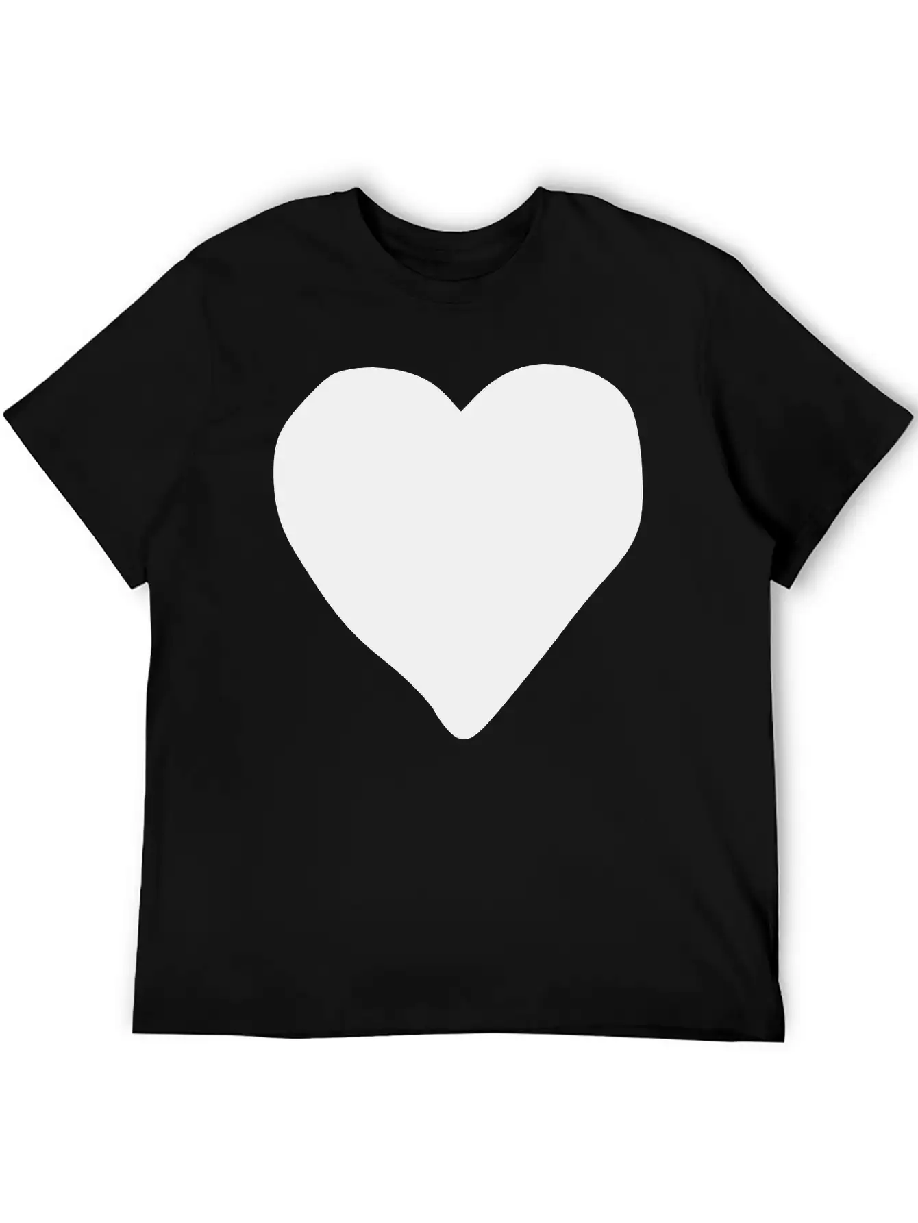 Emojis Sketch Poker Heart Stylish Everyday T-Shirt – Unisex Basic Cotton Tee