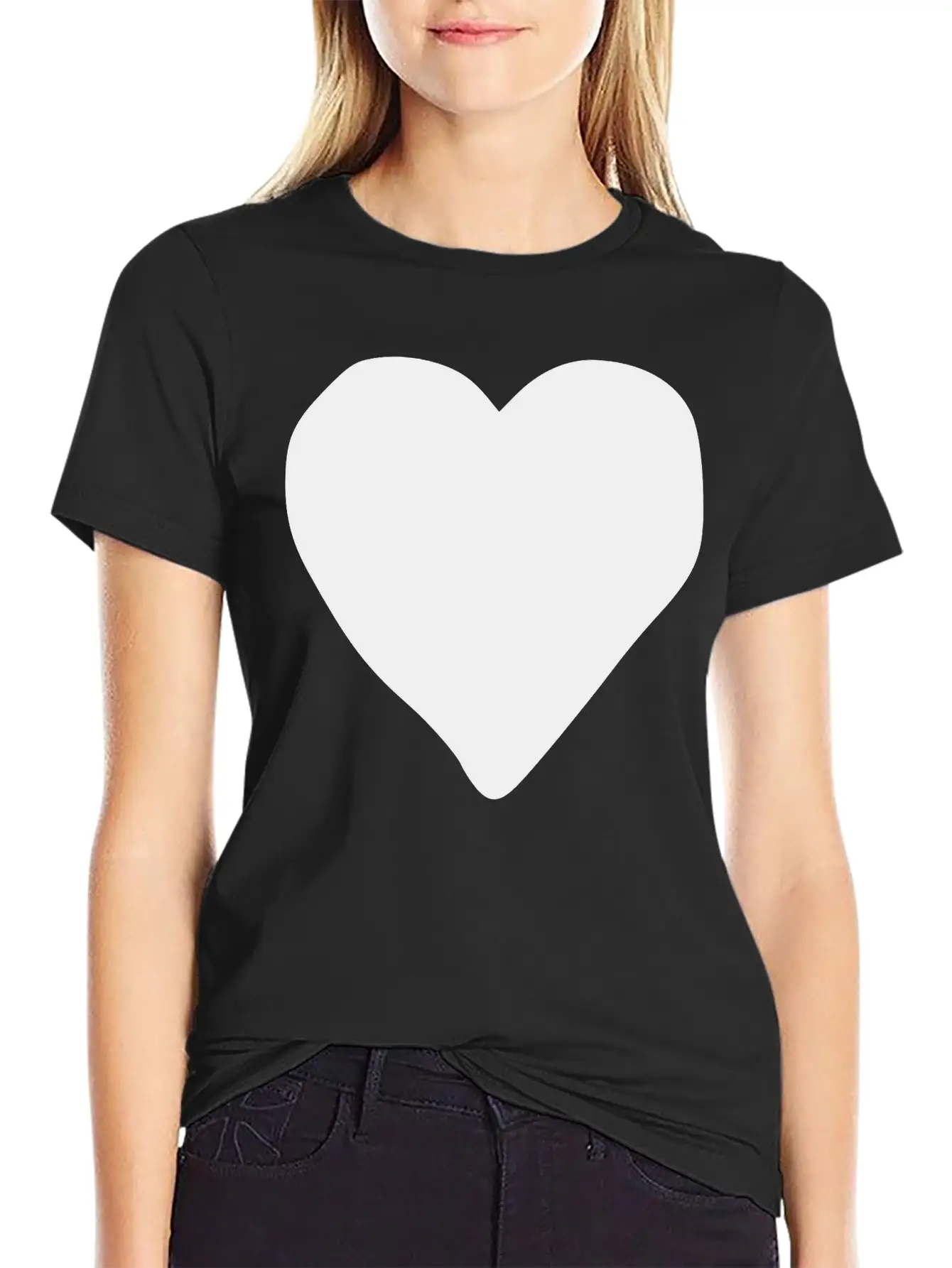 Emojis Sketch Poker Heart Stylish Everyday T-Shirt – Unisex Basic Cotton Tee