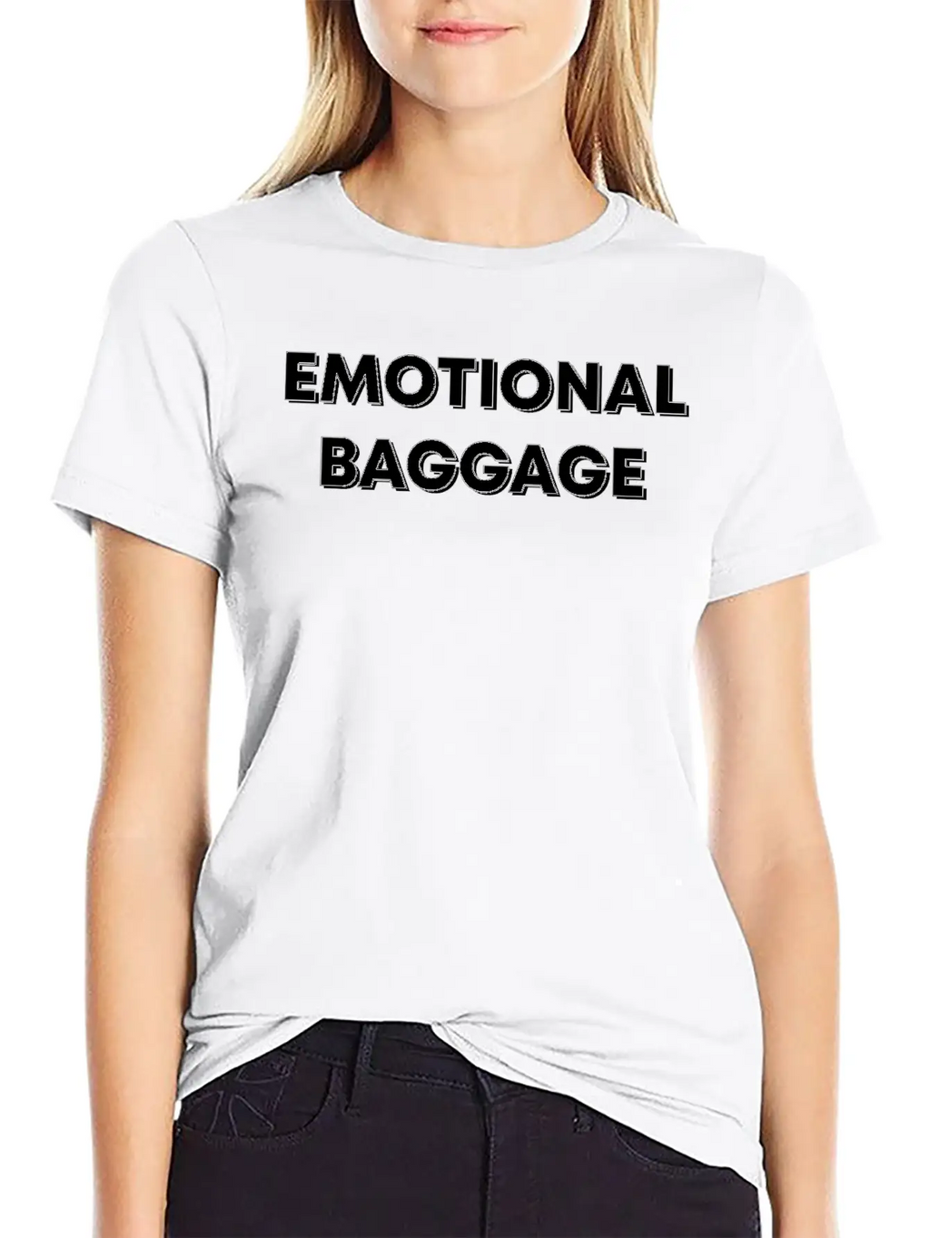 Emotional Baggage Relaxed Everyday Tee – Lightweight And Durable Cotton