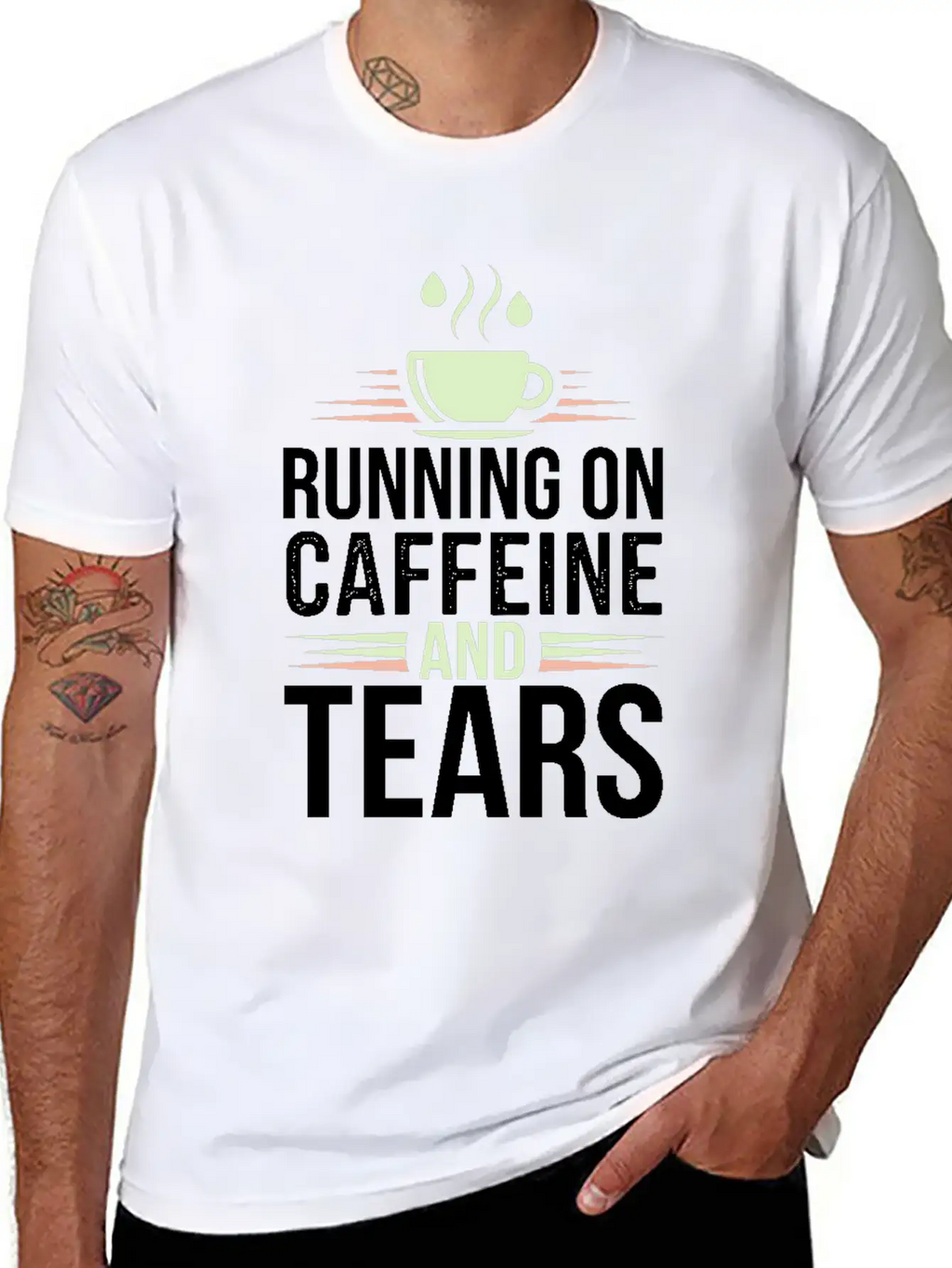 Emotional Burnout Humor Funny Stress Quotes Stylish Everyday T-Shirt – Unisex Basic Cotton Tee