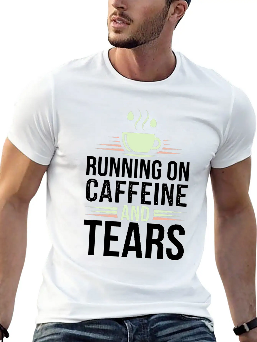 Emotional Burnout Humor Funny Stress Quotes Stylish Everyday T-Shirt – Unisex Basic Cotton Tee