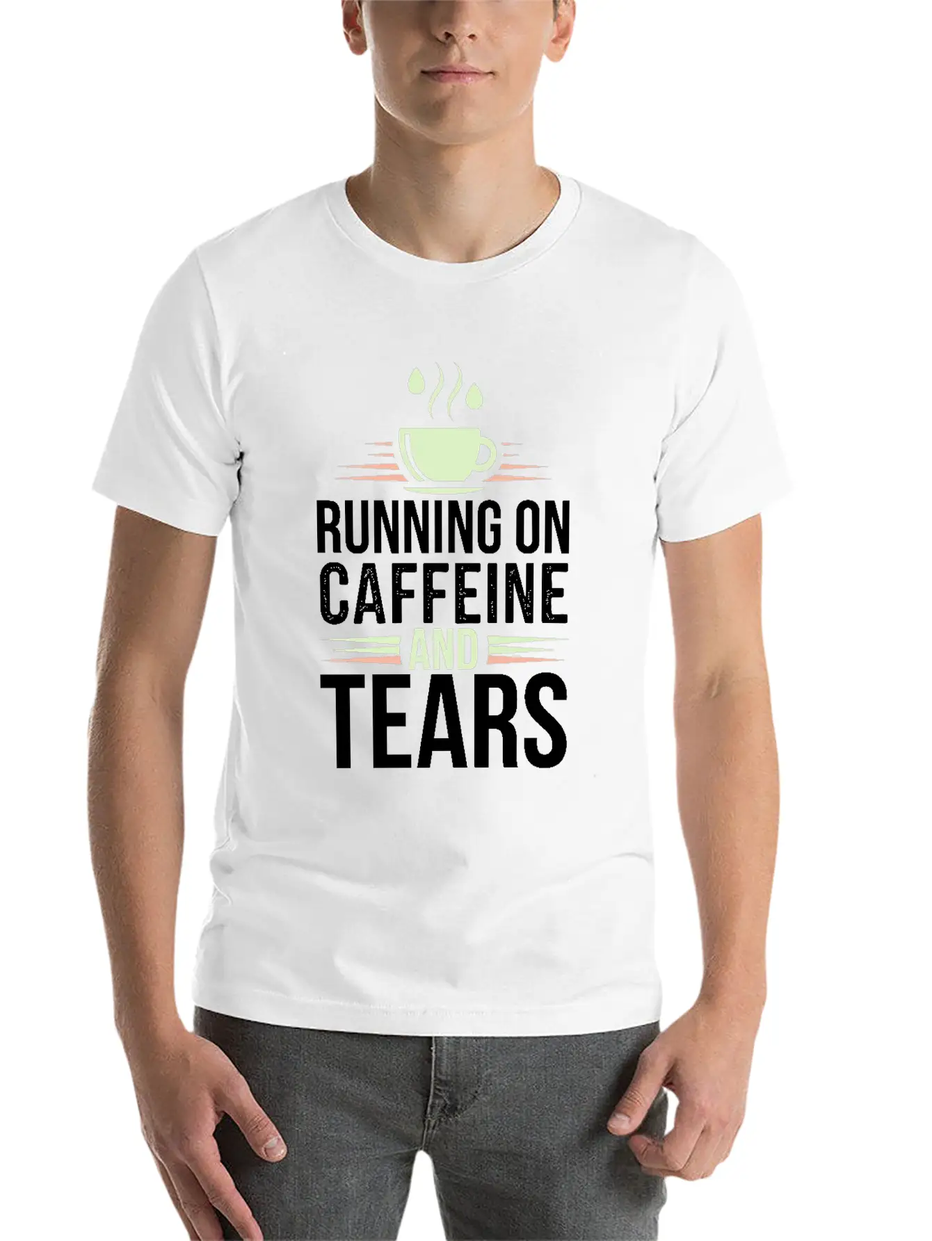 Emotional Burnout Humor Funny Stress Quotes Stylish Everyday T-Shirt – Unisex Basic Cotton Tee