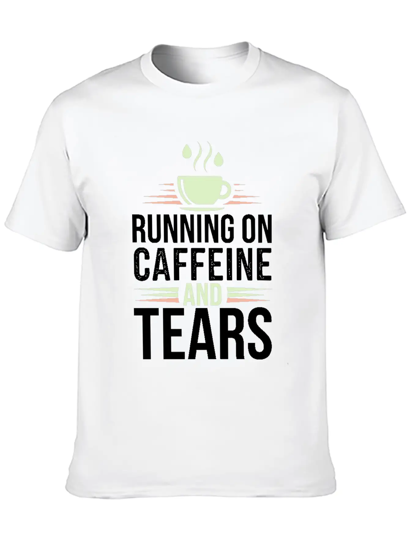 Emotional Burnout Humor Funny Stress Quotes Stylish Everyday T-Shirt – Unisex Basic Cotton Tee