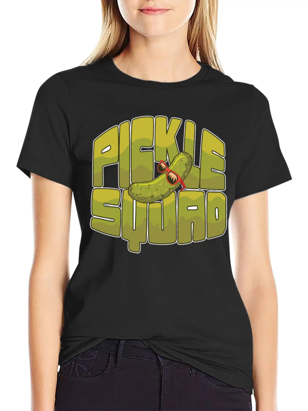 Emotional Support Pickle Supportive Friend Basic Graphic T-Shirt – Daily Comfort In Soft Cotton