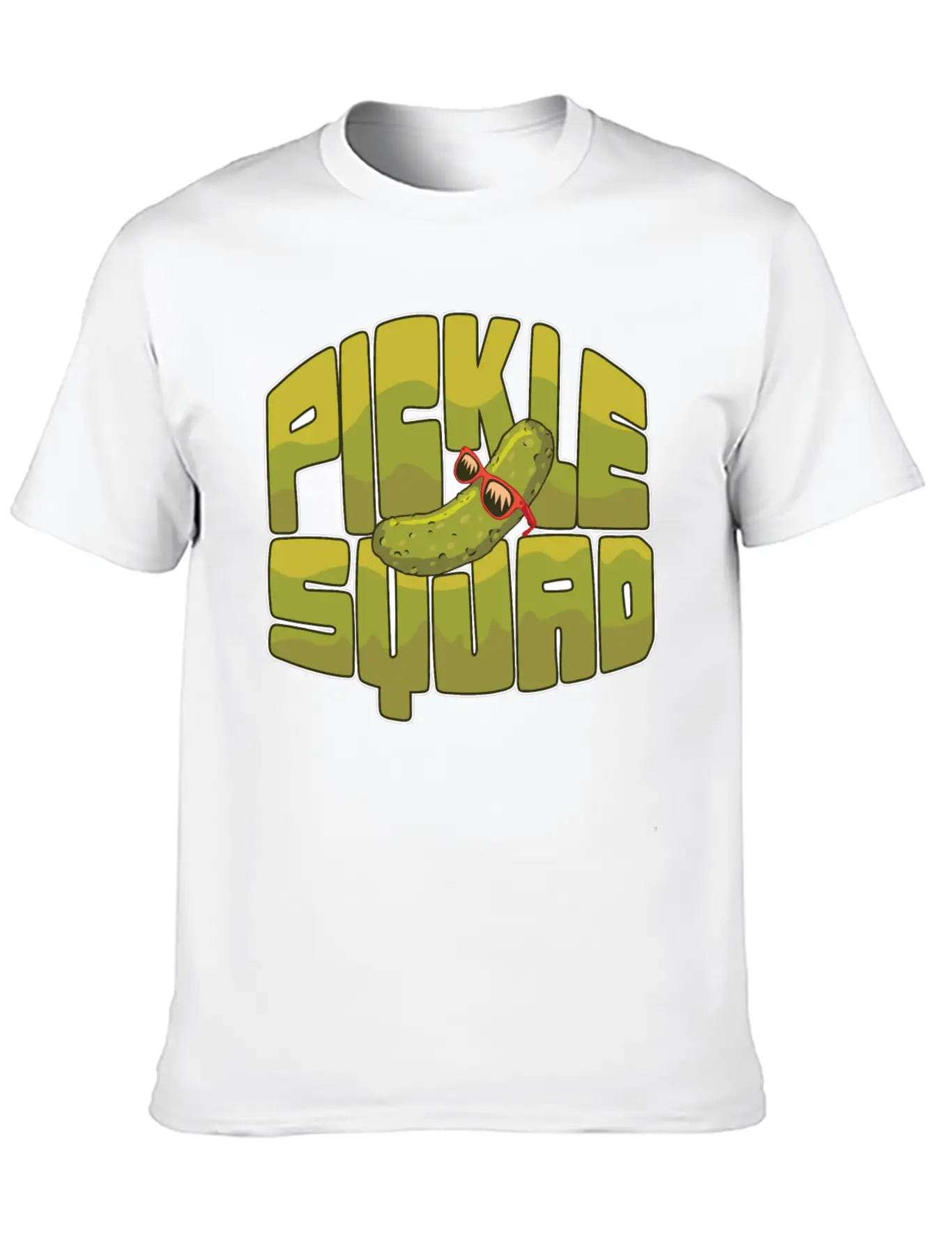 Emotional Support Pickle Supportive Friend Basic Graphic T-Shirt – Daily Comfort In Soft Cotton