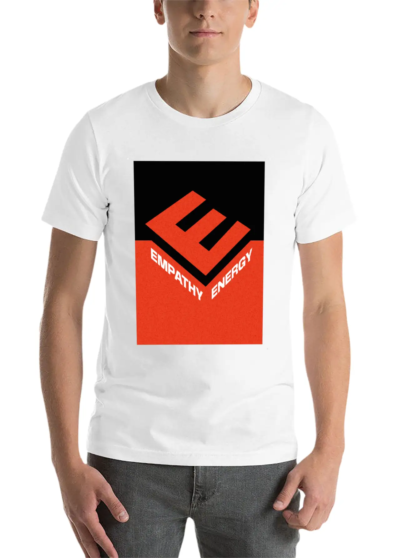 Empathy Energy Unisex Casual T-Shirt – Clean Design For Daily Comfort