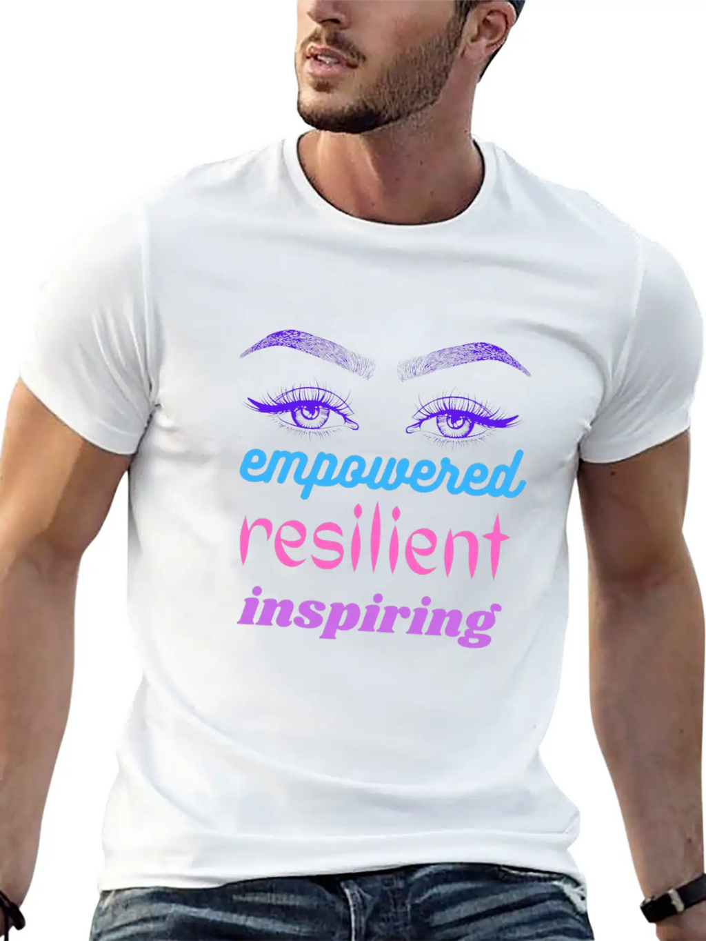 Empowered Resilient Inspiring Stylish Everyday T-Shirt – Unisex Basic Cotton Tee