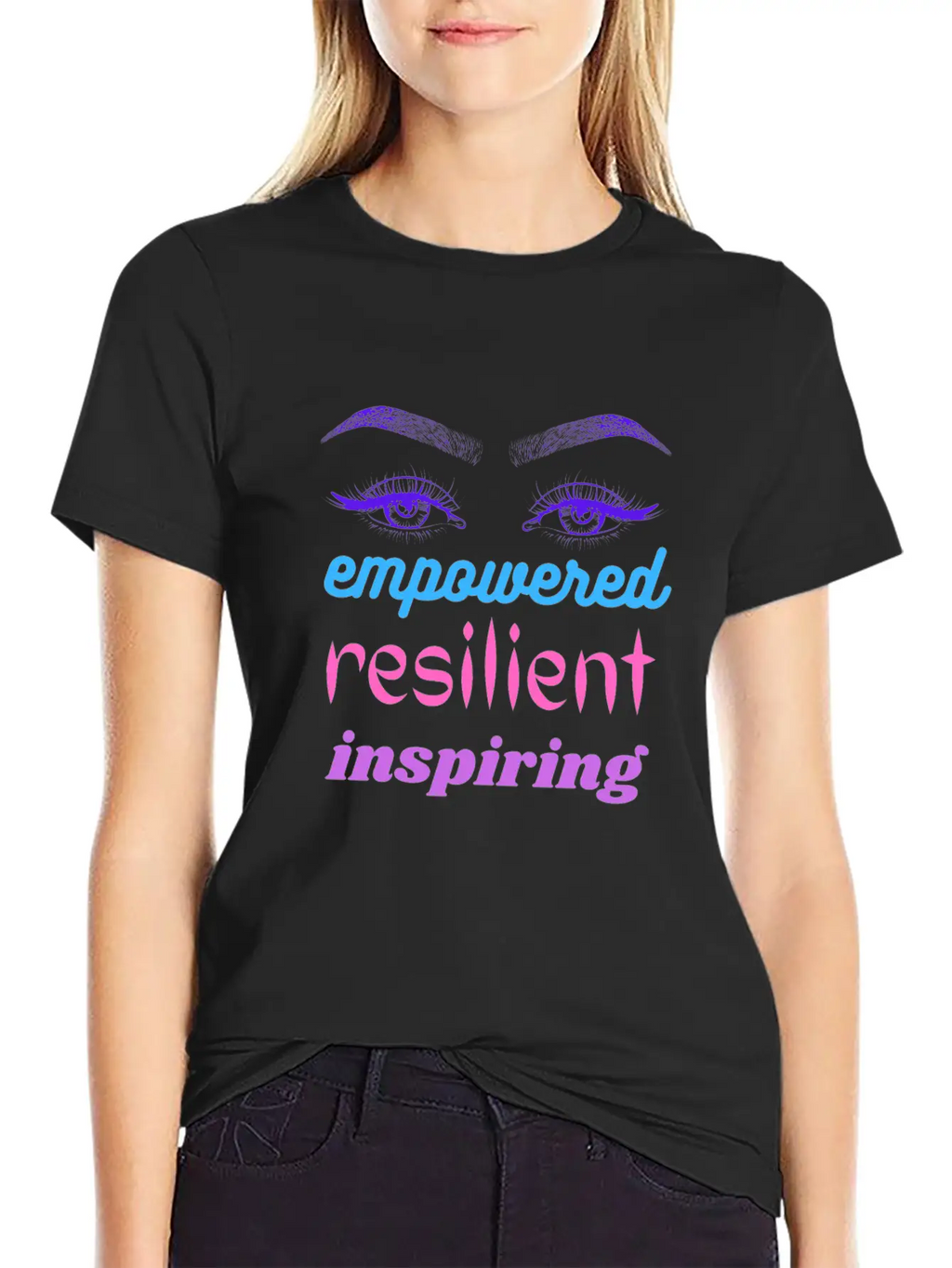 Empowered Resilient Inspiring Stylish Everyday T-Shirt – Unisex Basic Cotton Tee