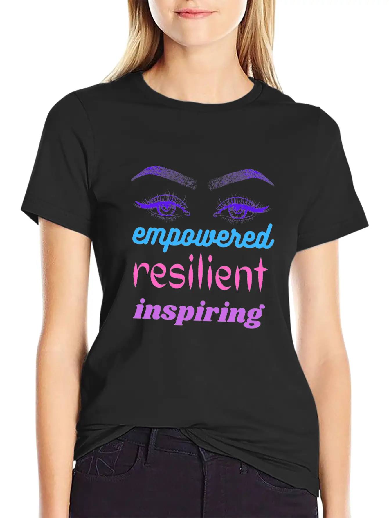 Empowered Resilient Inspiring Stylish Everyday T-Shirt – Unisex Basic Cotton Tee