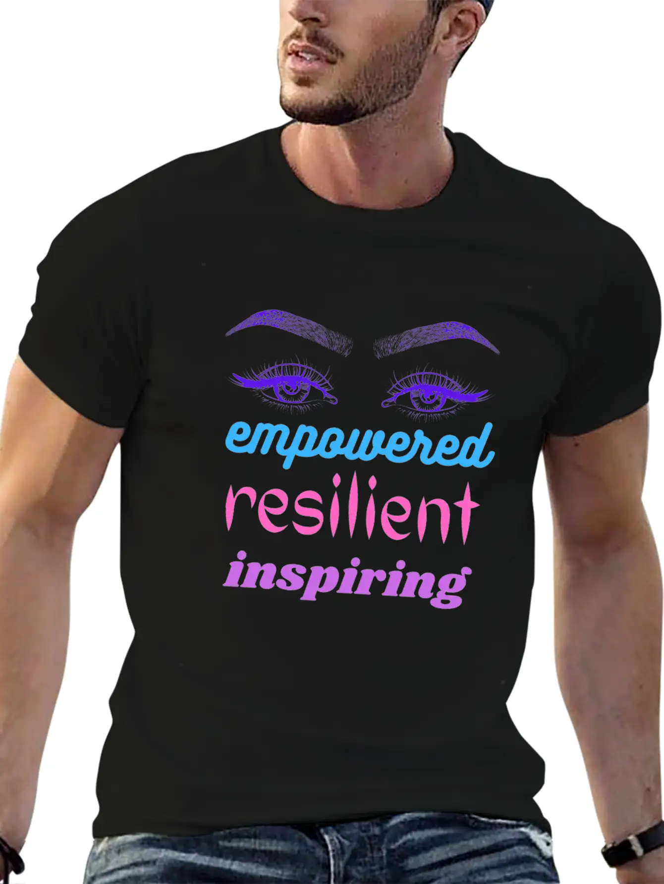 Empowered Resilient Inspiring Stylish Everyday T-Shirt – Unisex Basic Cotton Tee
