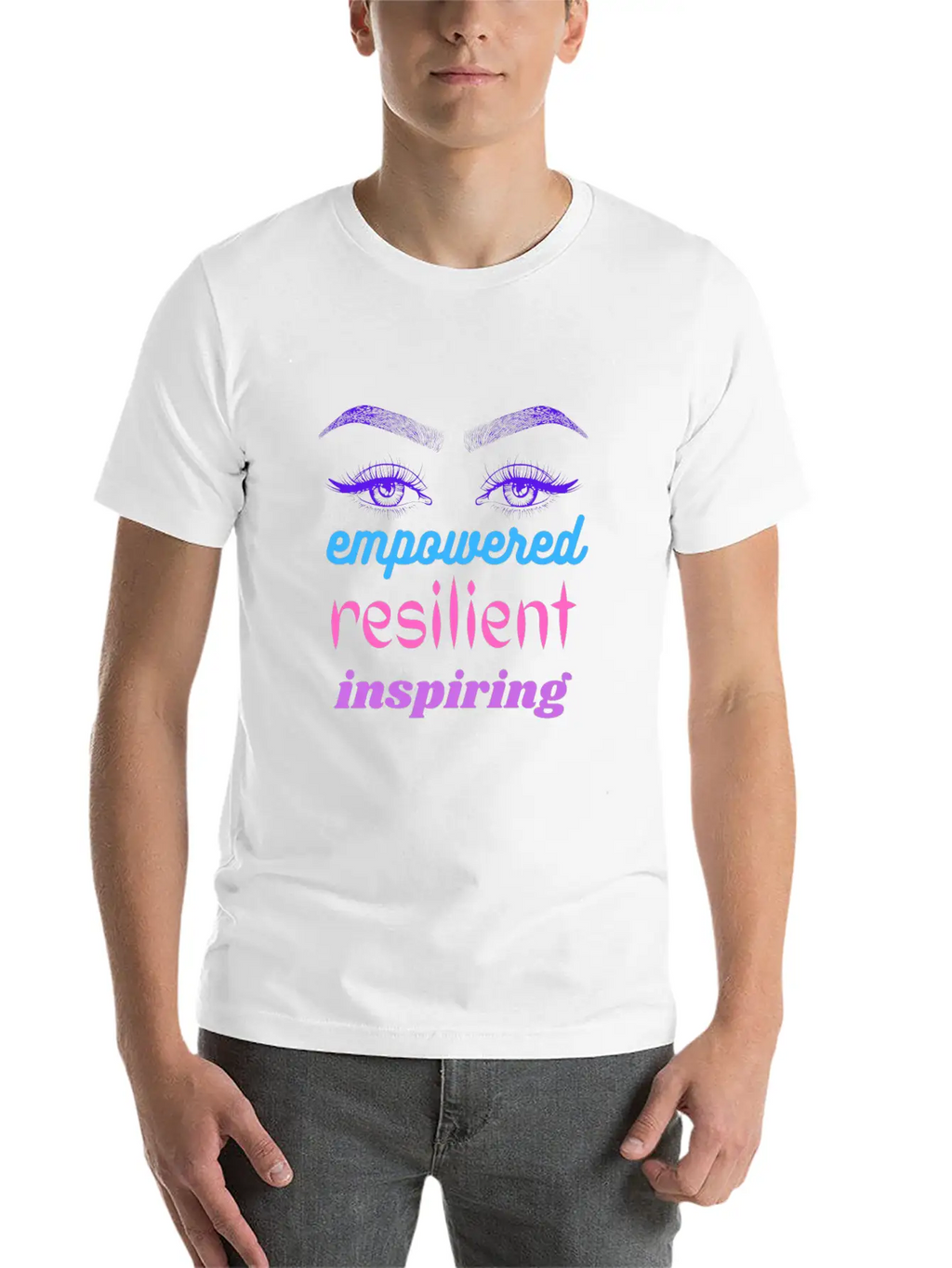 Empowered Resilient Inspiring Stylish Everyday T-Shirt – Unisex Basic Cotton Tee
