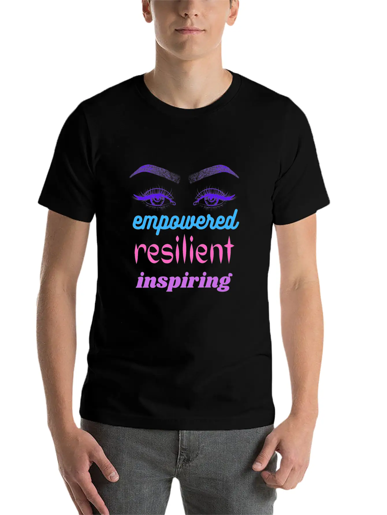 Empowered Resilient Inspiring Stylish Everyday T-Shirt – Unisex Basic Cotton Tee