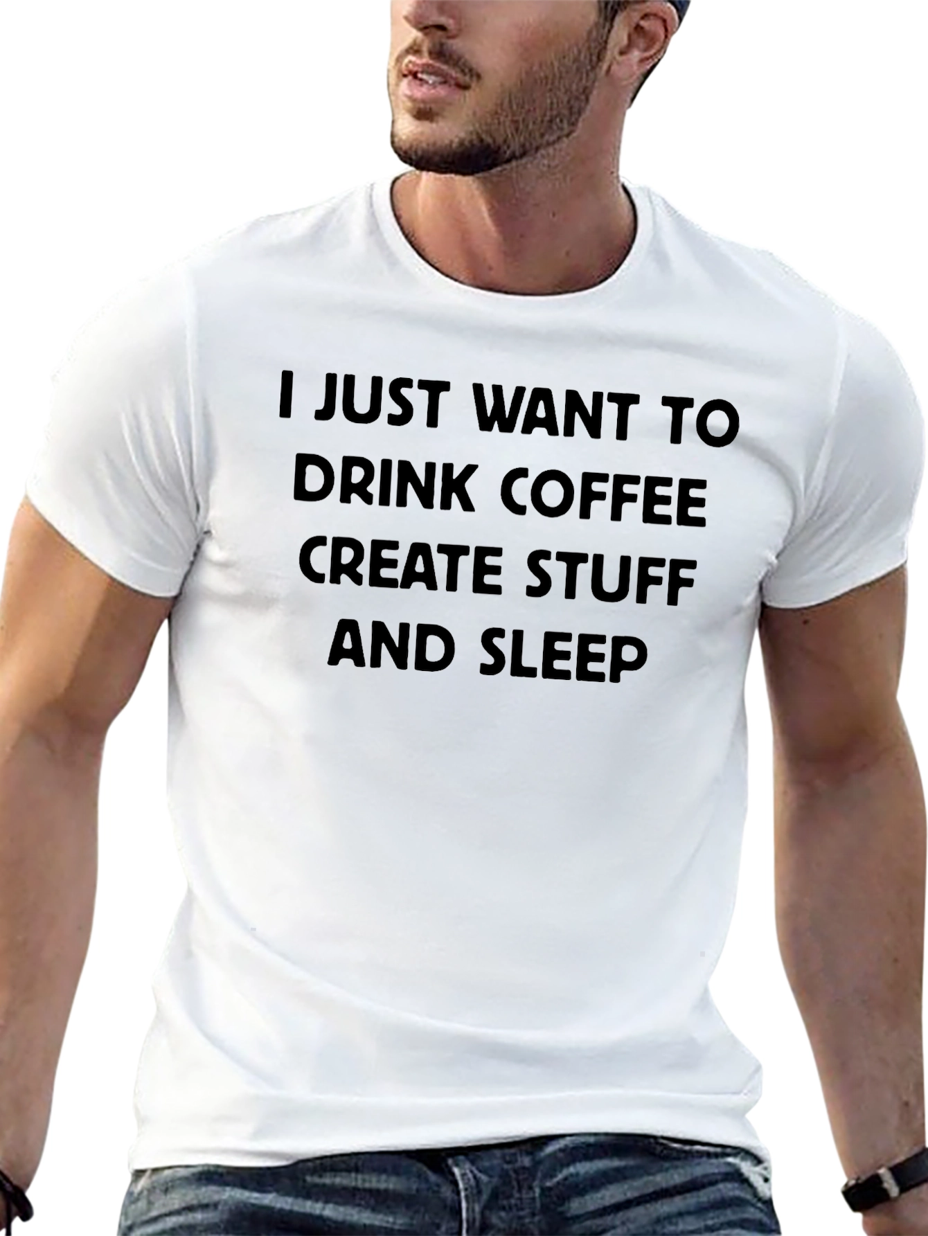 Coffee Create Sleep T-Shirt - Unisex Relaxed Fit