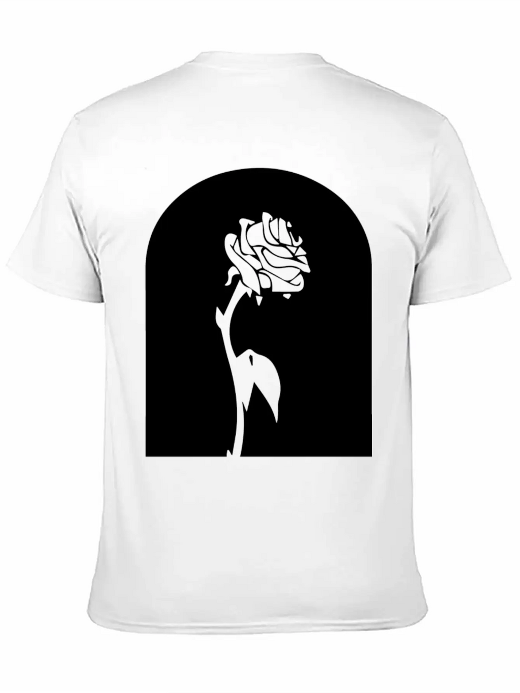 Enchanted Rose Breathable Soft Cotton T-Shirt – Timeless Casual Look