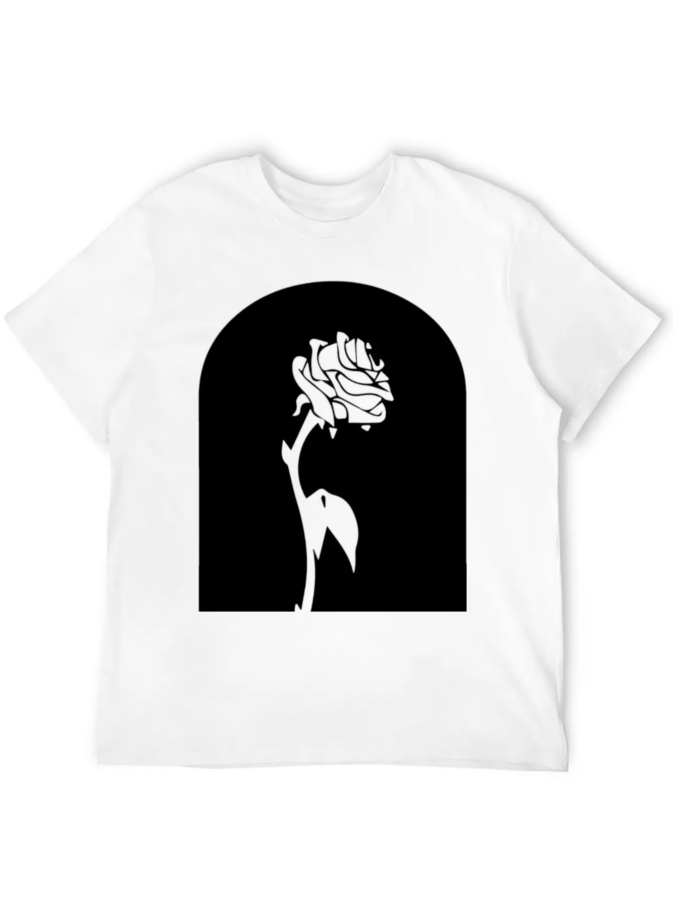 Enchanted Rose Breathable Soft Cotton T-Shirt – Timeless Casual Look