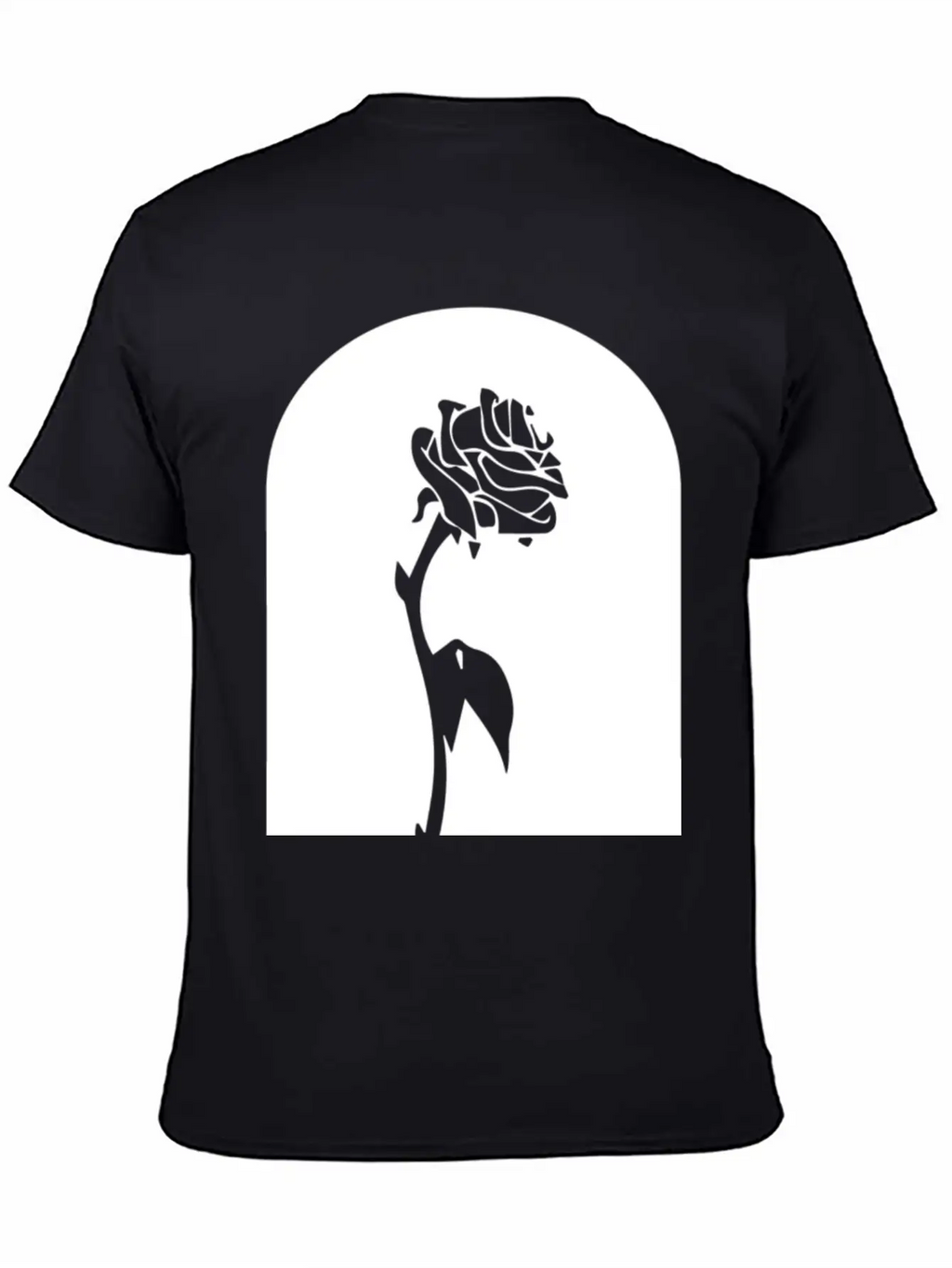 Enchanted Rose Breathable Soft Cotton T-Shirt – Timeless Casual Look
