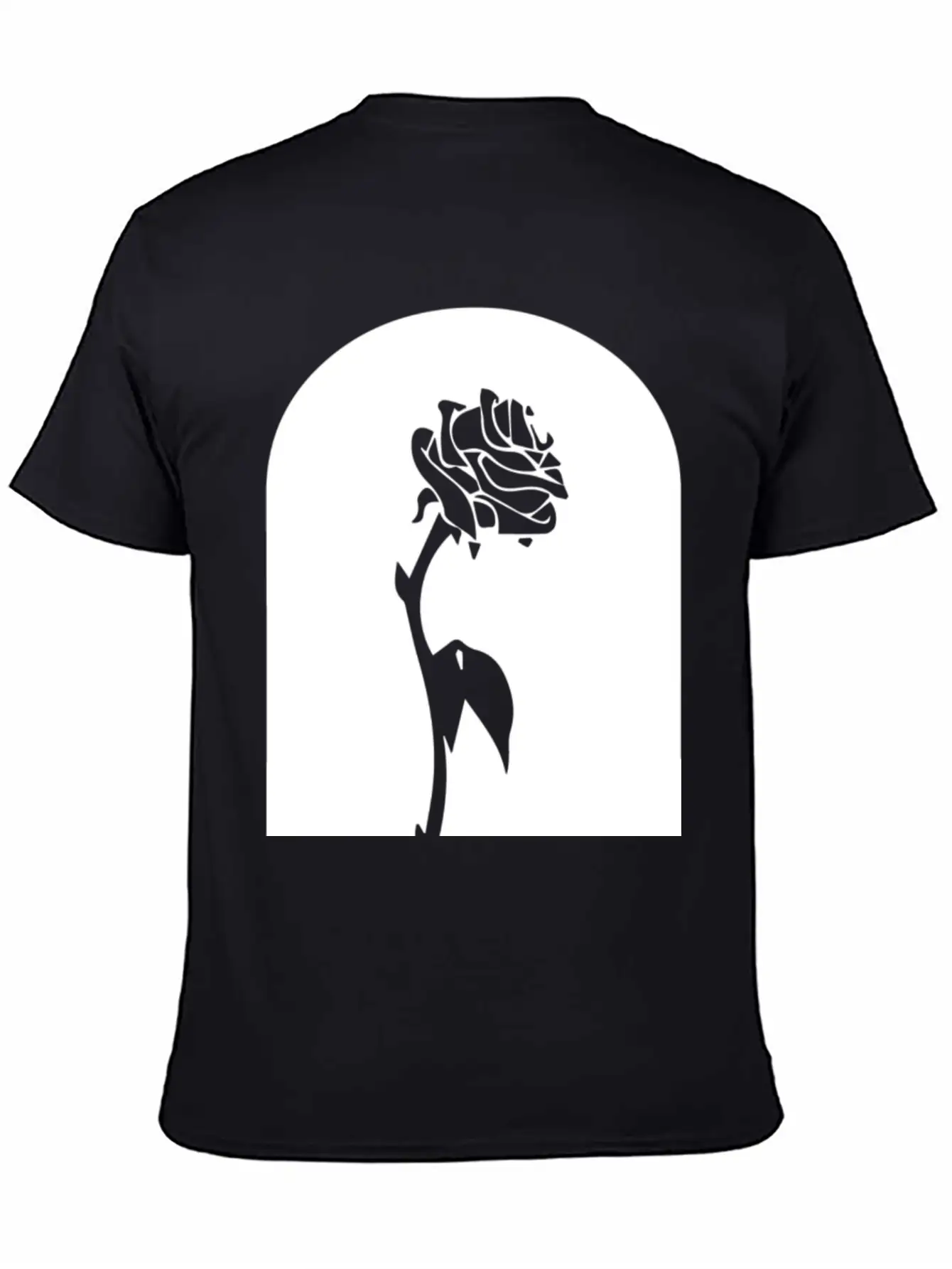 Enchanted Rose Breathable Soft Cotton T-Shirt – Timeless Casual Look